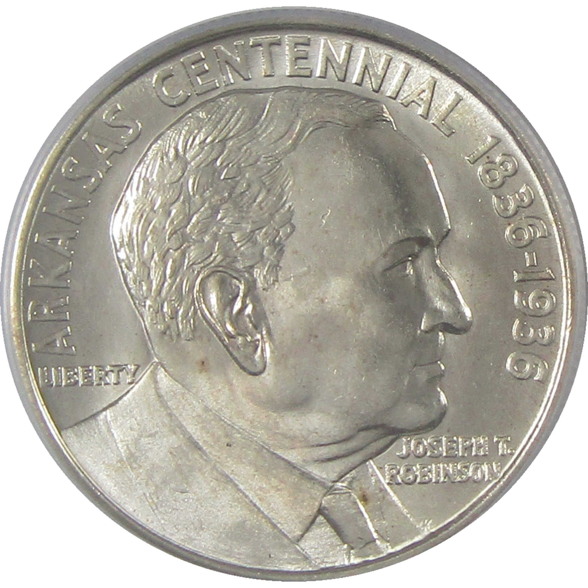 1936 Arkansas Robinson Commemorative Silver Half Dollar MS 63 PCGS