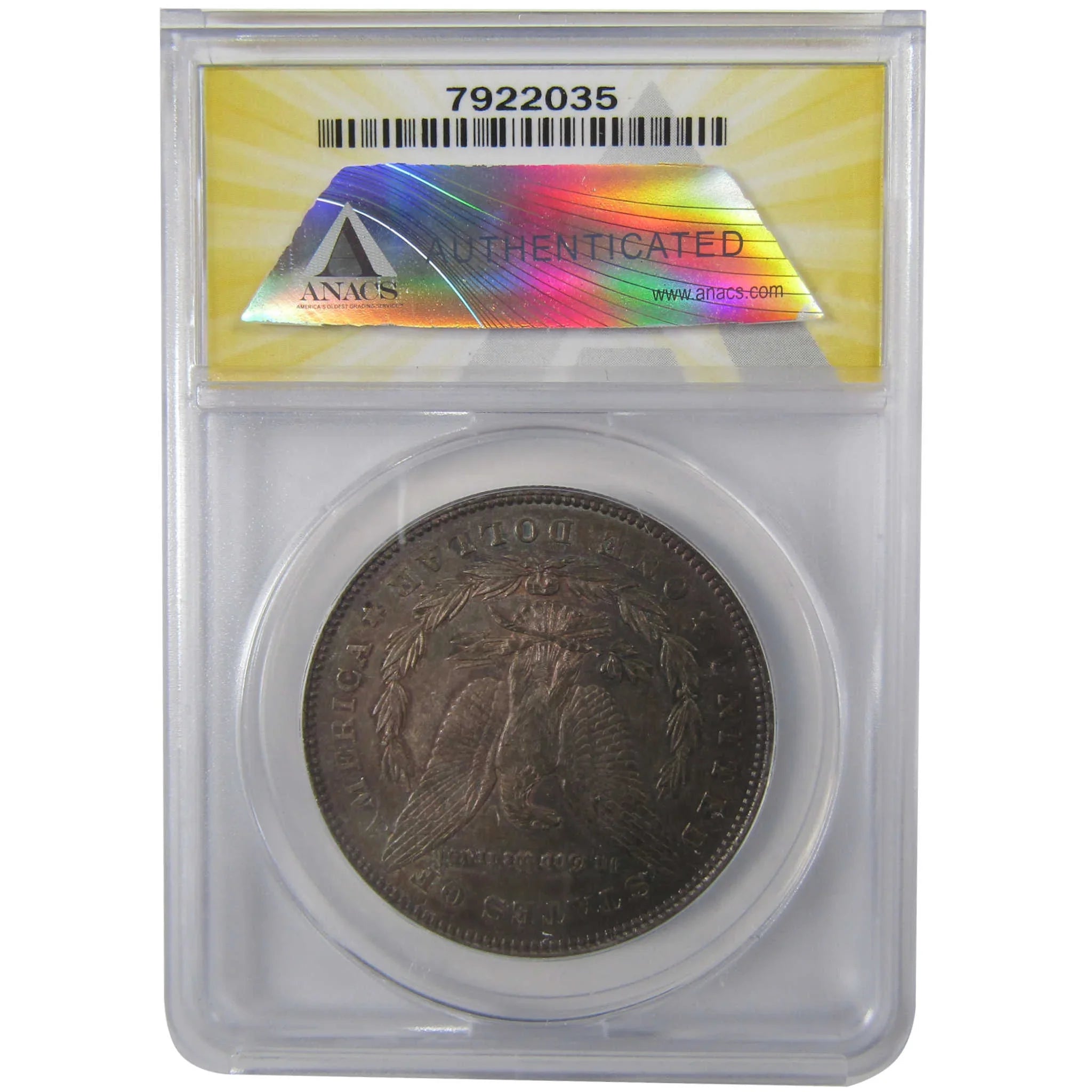 1878 7TF Rev 78 Morgan Silver Dollar AU 55 ANACS $1 Coin SKU:I25656 - Morgan coin - Morgan silver dollar - Morgan silver dollar for sale - Profile Coins & Collectibles