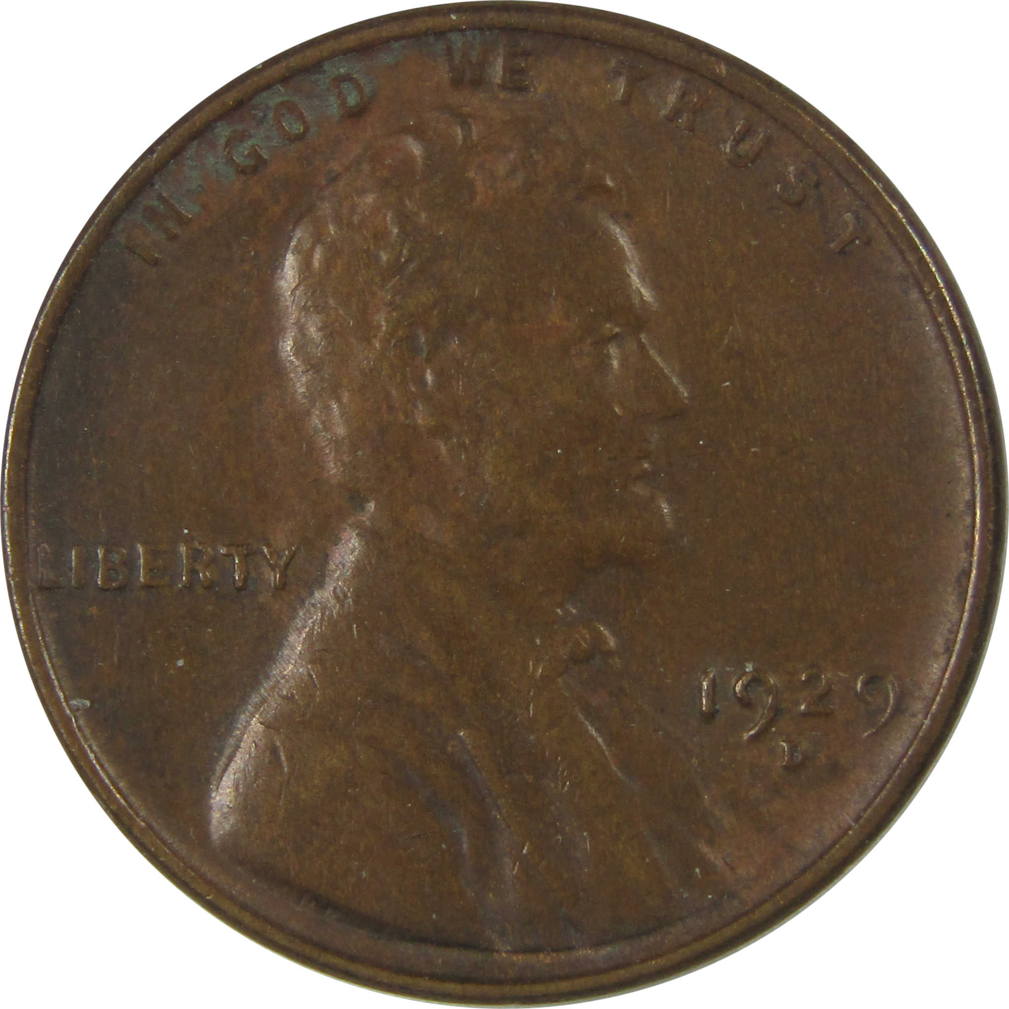 1929 D Lincoln Wheat Cent AU About Uncirculated Penny SKU:I23858