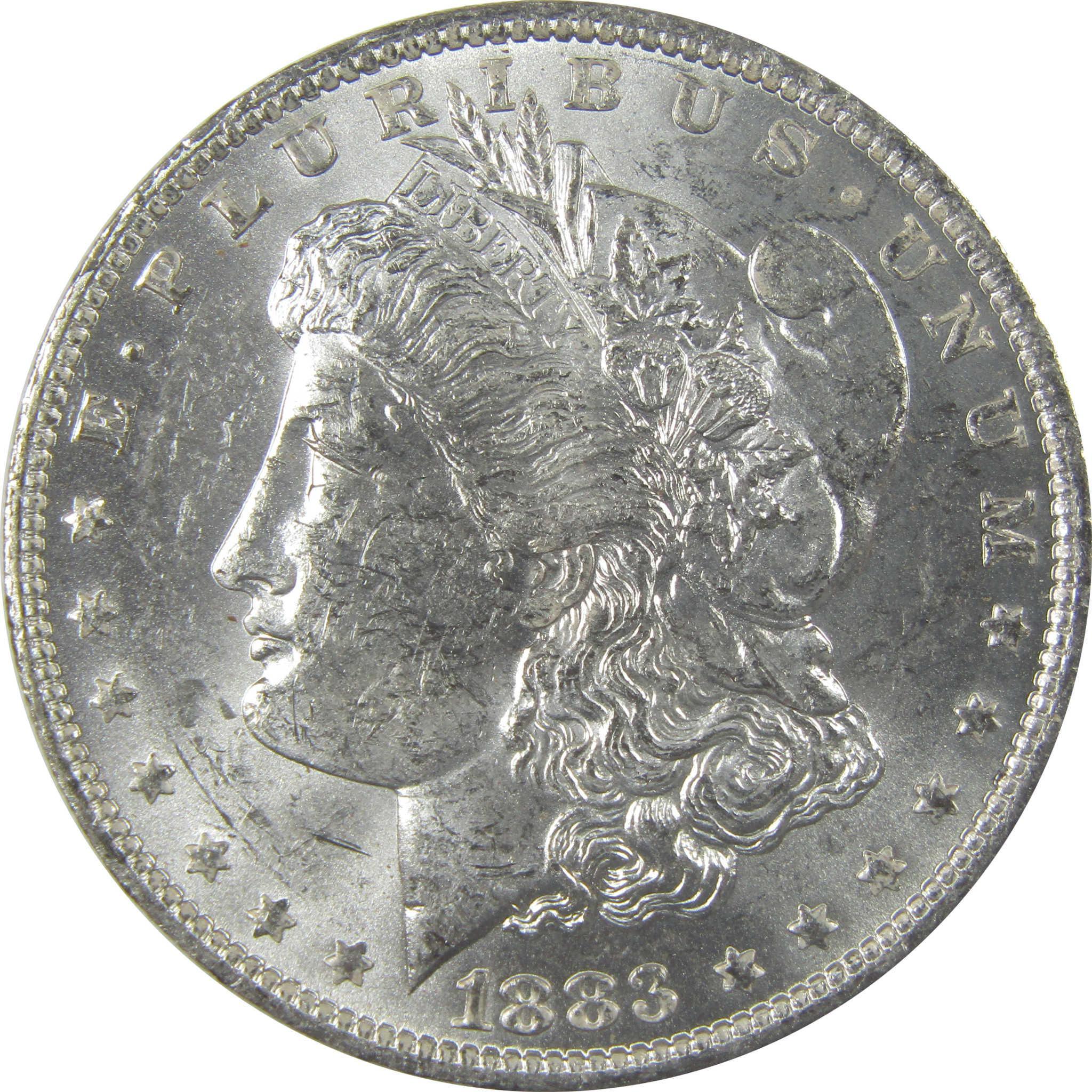 1883 O Morgan Silver Dollar Uncirculated Mint State $1 Coin SKU:I24832 - Morgan coin - Morgan silver dollar - Morgan silver dollar for sale - Profile Coins & Collectibles