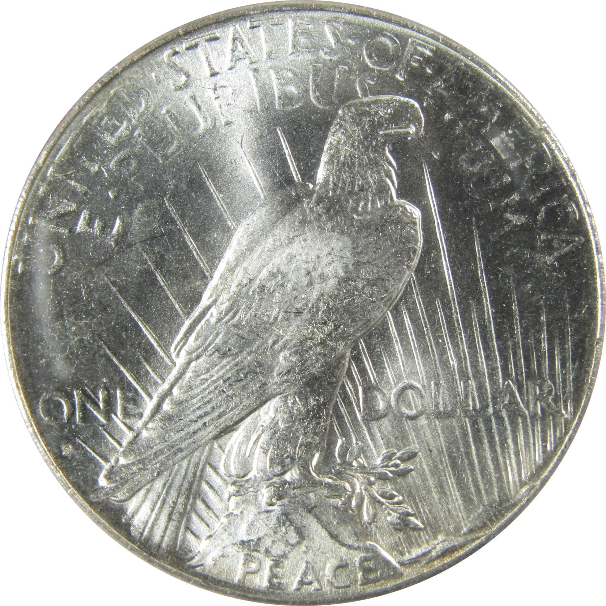 1927 S Peace Silver Dollar MS 62 ANACS Uncirculated $1 Coin SKU:CP629