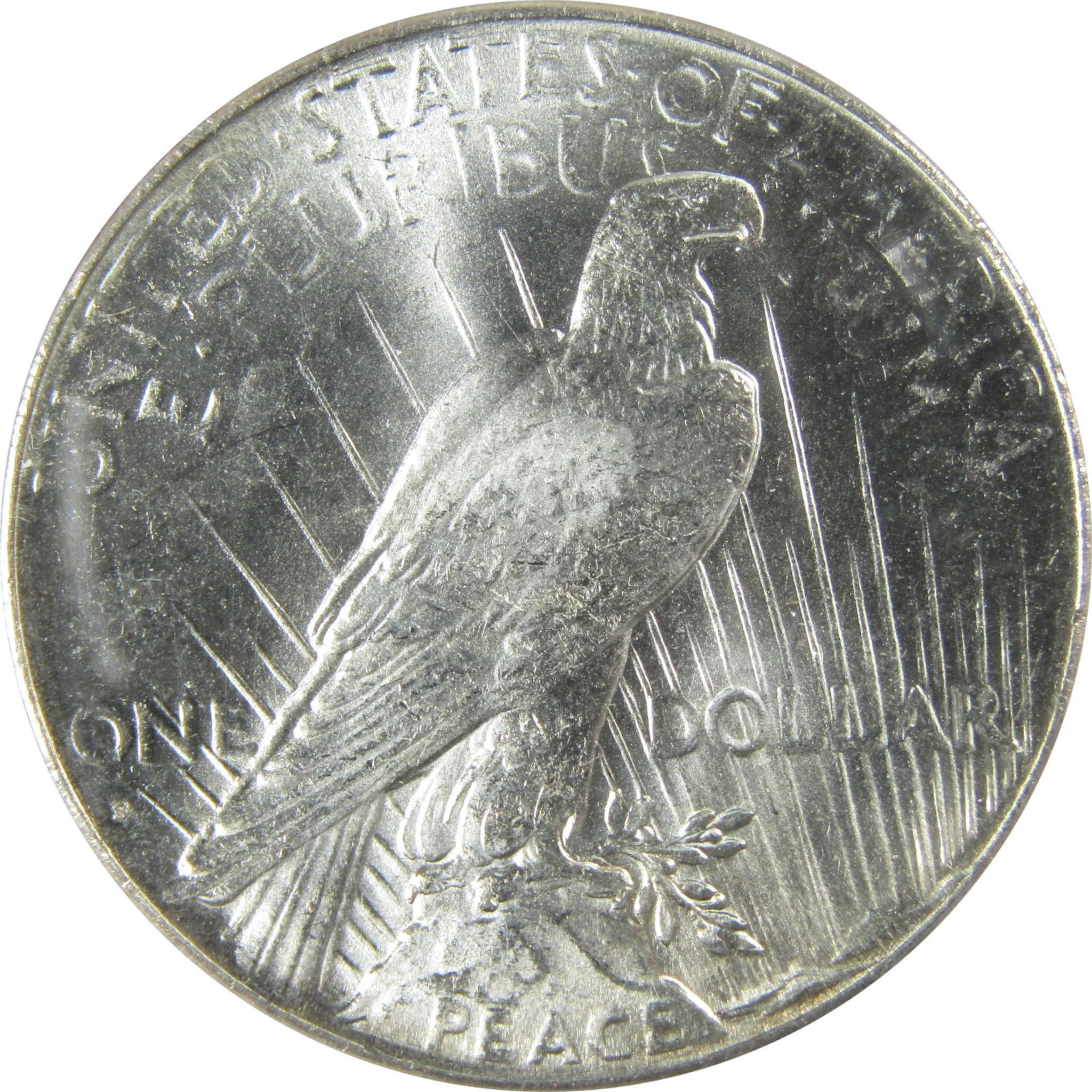 1927 S Peace Silver Dollar MS 62 ANACS Uncirculated $1 Coin SKU:CP629