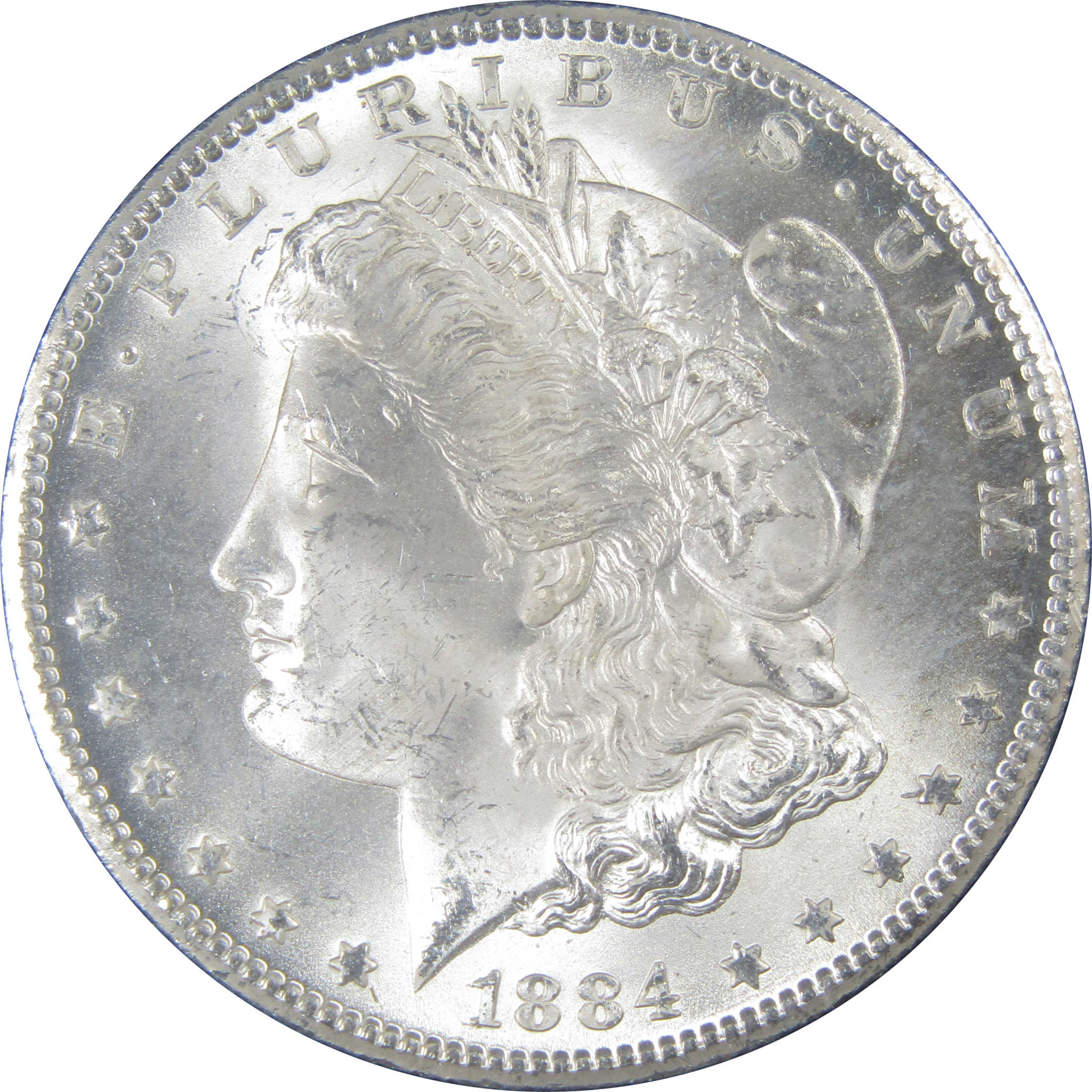1884 CC GSA Morgan Dollar MS 64 NGC Silver Uncirculated SKU:CP4 - Morgan coin - Morgan silver dollar - Morgan silver dollar for sale - Profile Coins & Collectibles