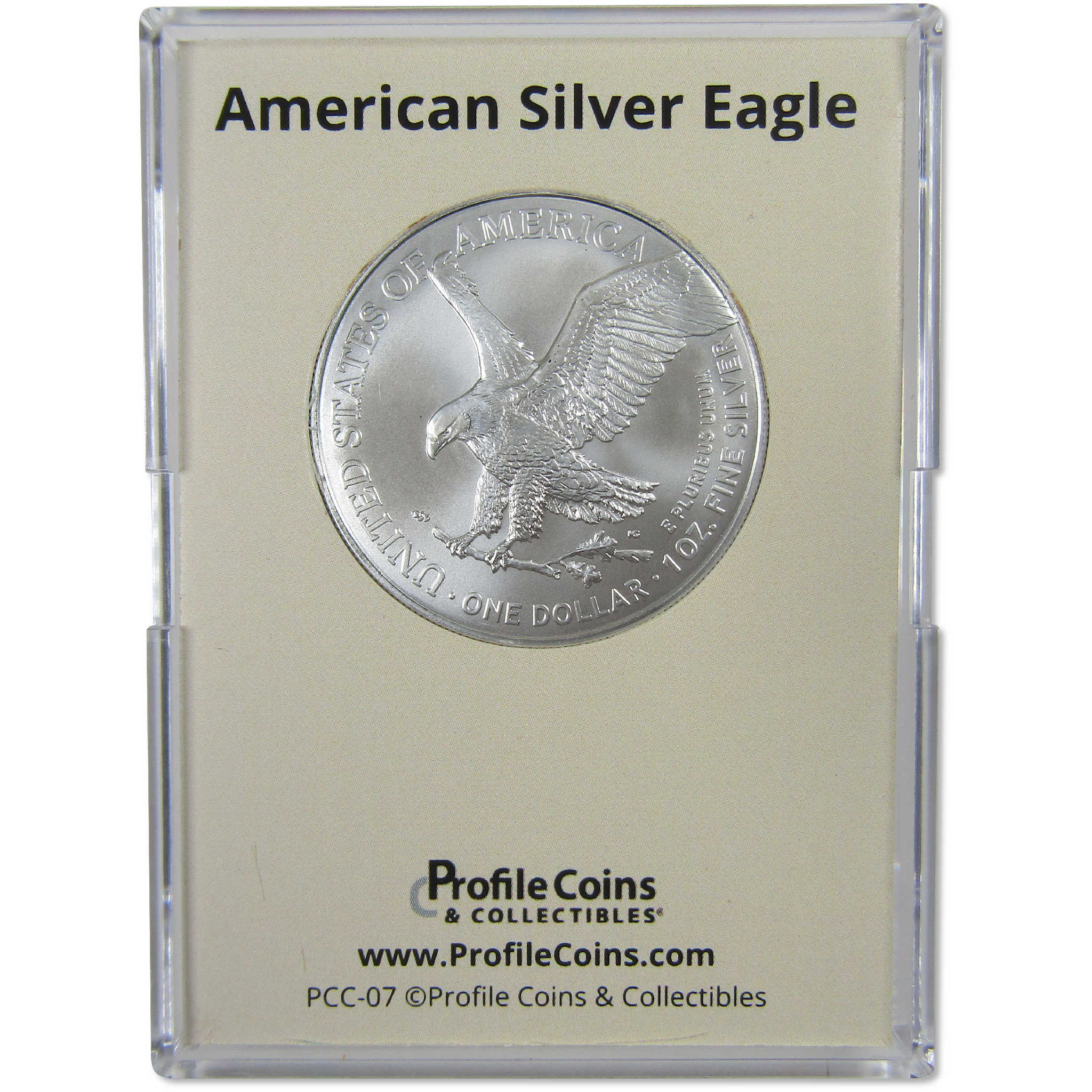 2025 American Silver Eagle Uncirculated Coin with Welcome Baby Holder