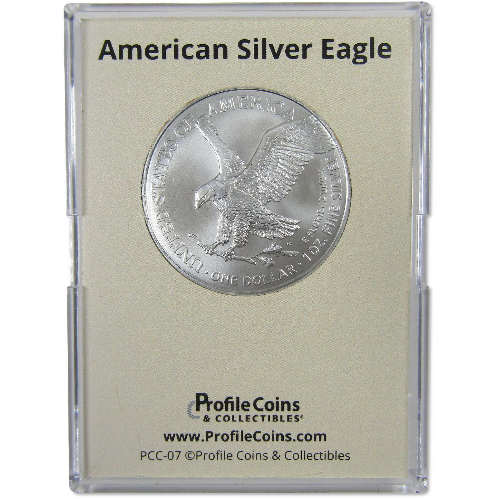 2025 American Silver Eagle Uncirculated Coin with Welcome Baby Holder