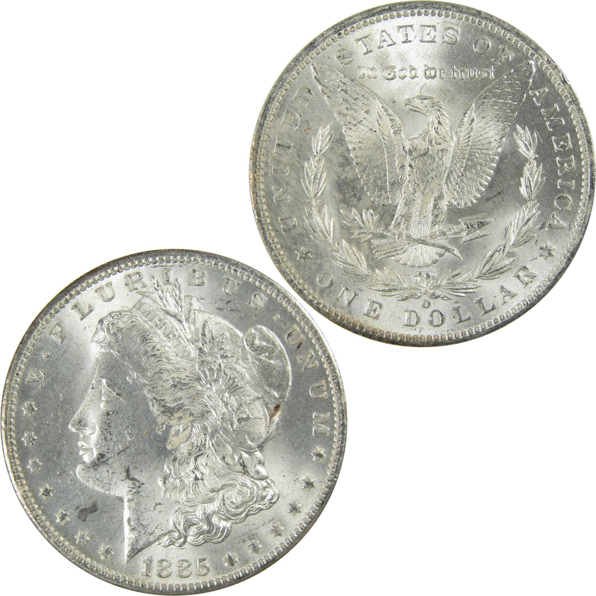 1885 O Morgan Silver Dollar Uncirculated Mint State $1 Coin SKU:I27480 - Morgan coin - Morgan silver dollar - Morgan silver dollar for sale - Profile Coins & Collectibles