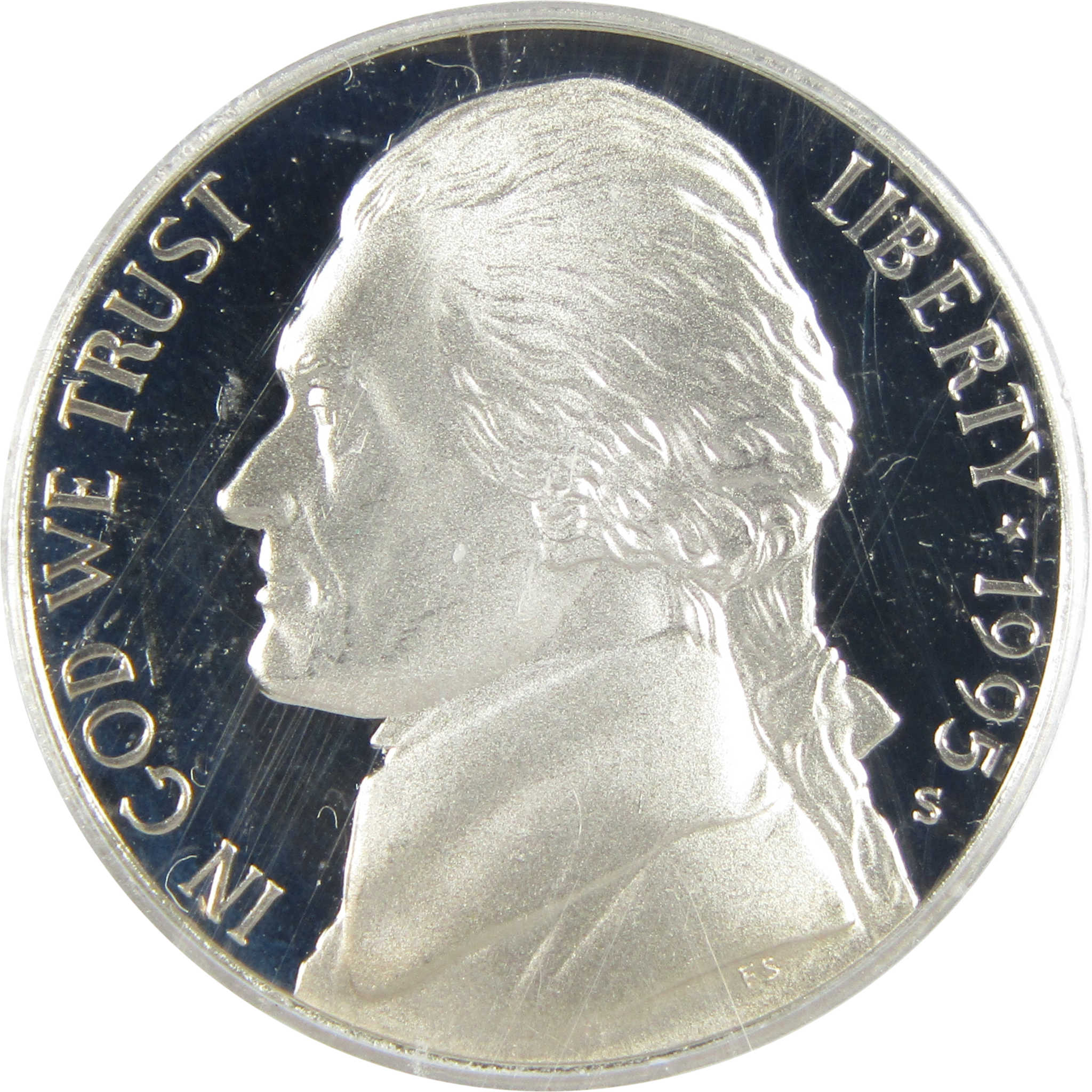 1995 S Jefferson Nickel PR 69 DCAM PCGS 5c Proof Coin SKU:CPC7444