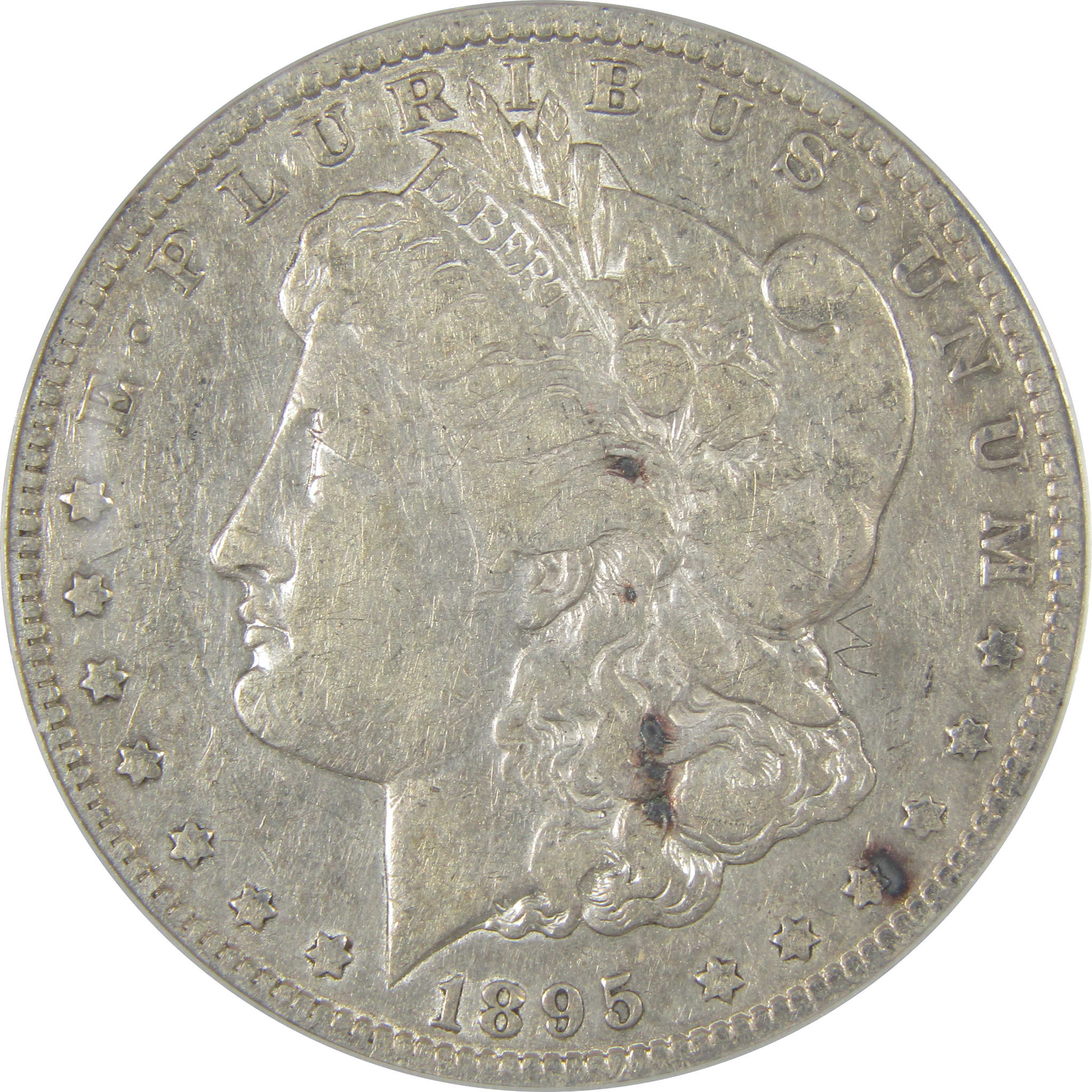 1895 S Morgan Dollar F 15 Details ANACS Silver $1 Coin SKU:I19388 - Morgan coin - Morgan silver dollar - Morgan silver dollar for sale - Profile Coins & Collectibles