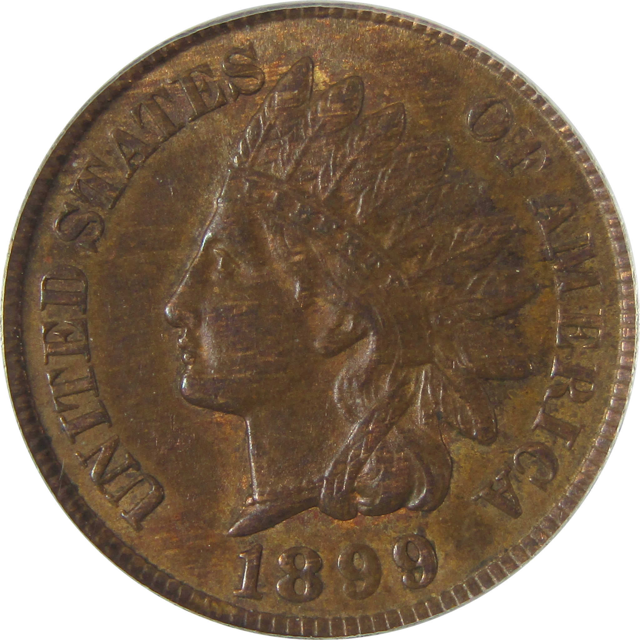 1899 Indian Head Cent MS 62 BN ICG Penny Uncirculated SKU:I22934