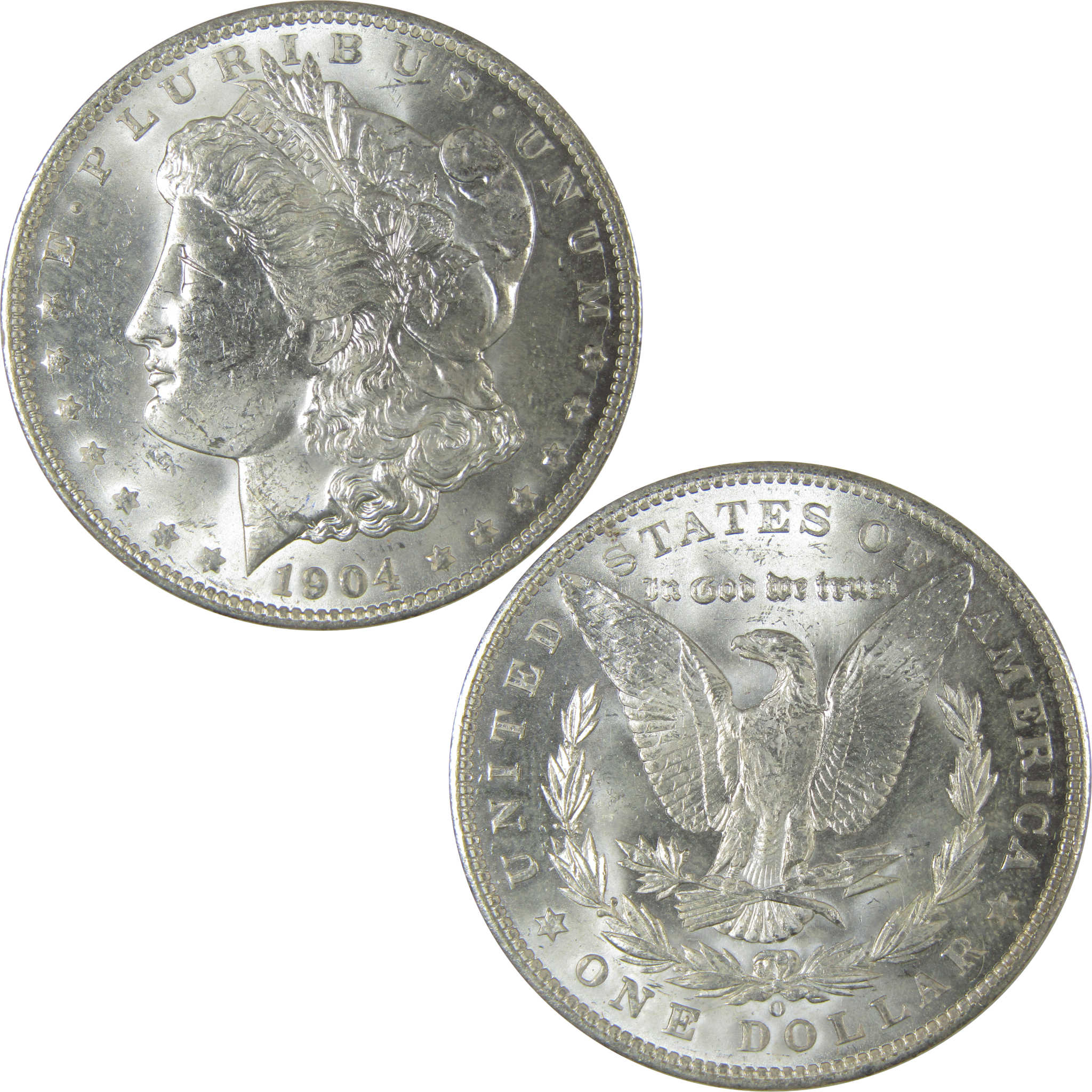 1904 O Morgan Dollar Uncirculated Silver $1 Coin SKU:CPC8964 - Morgan coin - Morgan silver dollar - Morgan silver dollar for sale - Profile Coins & Collectibles