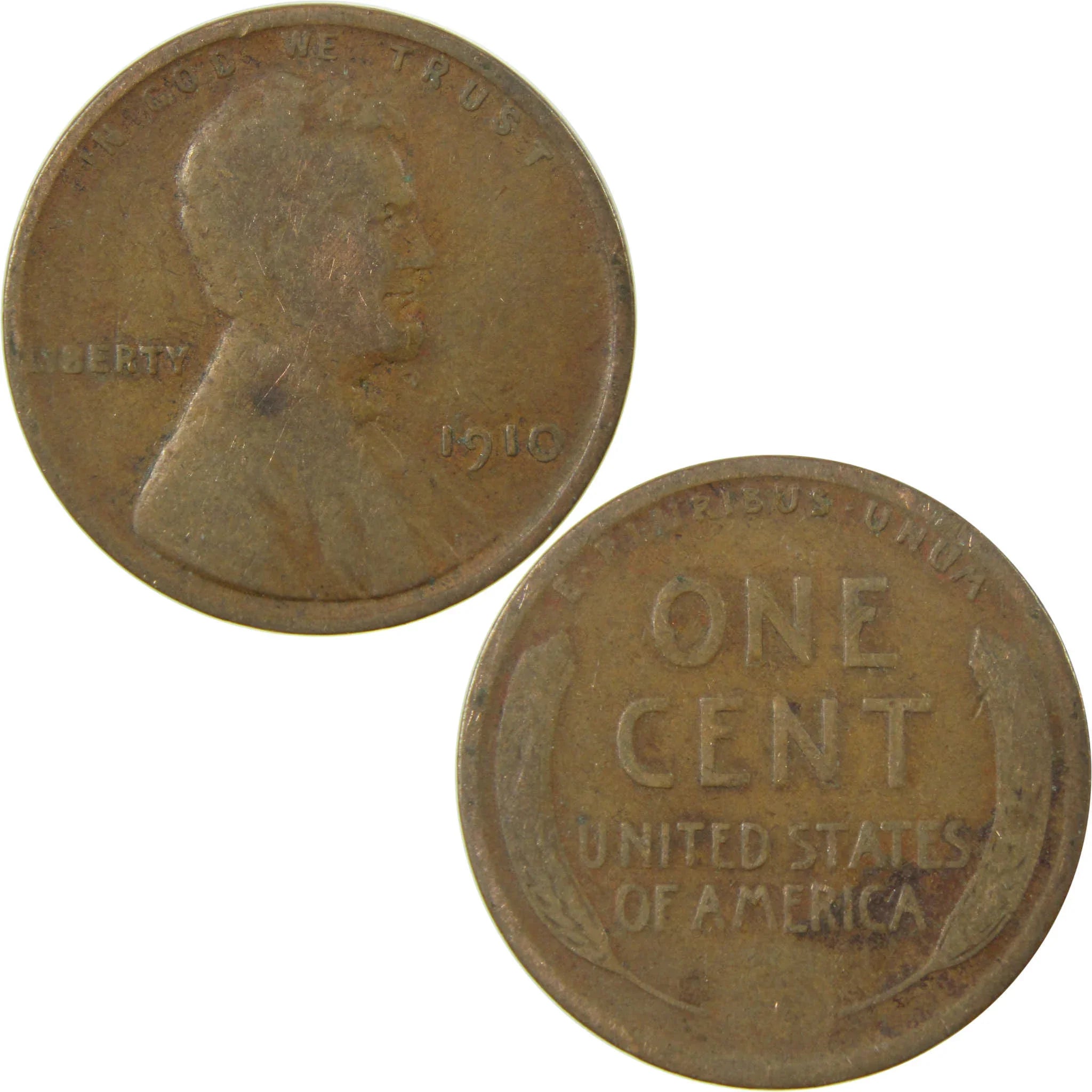 1910 Lincoln Wheat Cent VG Very Good Penny 1c Coin SKU:I26692