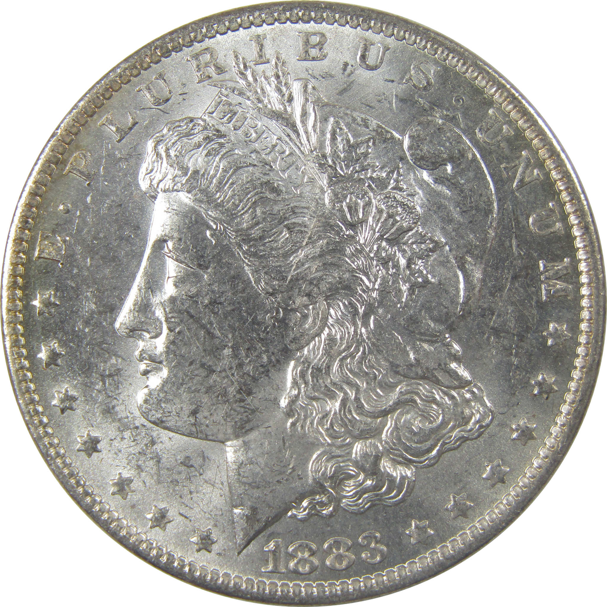 1883 O Morgan Silver Dollar Uncirculated Mint State Toned SKU:I24860