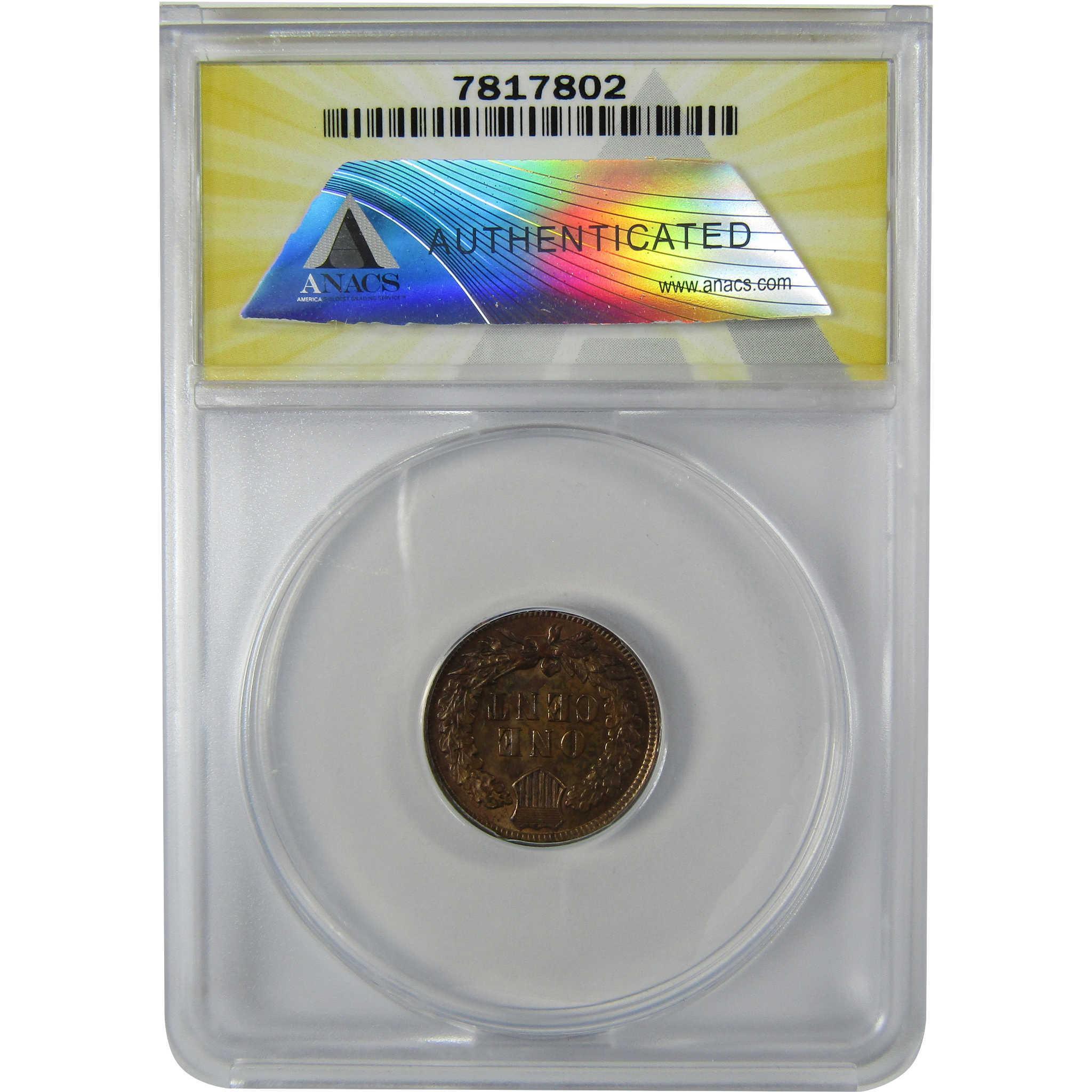 1903 Indian Head Cent MS 60 Details ANACS Penny Uncirculated SKU:CP792