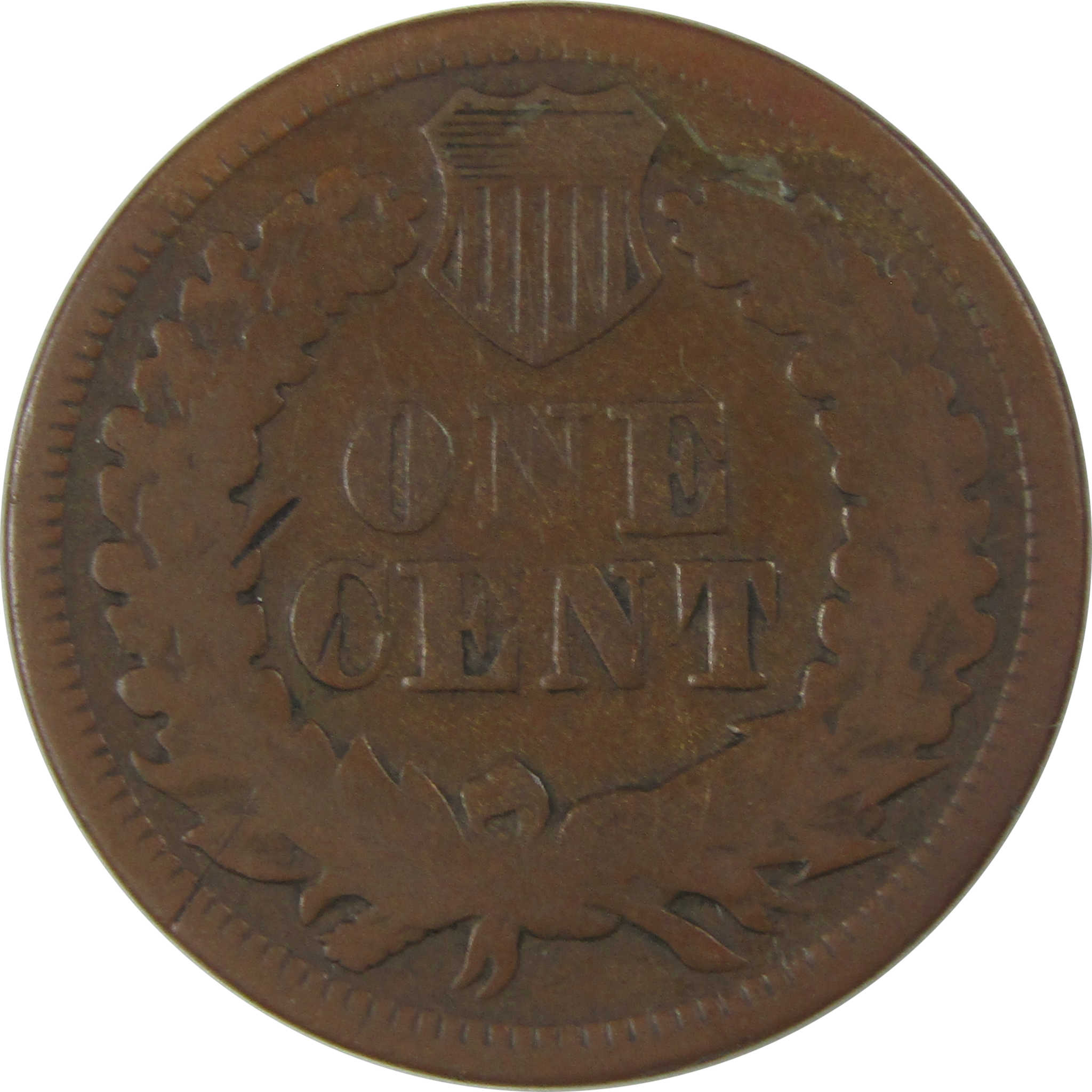 1864 L Indian Head Cent AG About Good Bronze Penny 1c Coin SKU:I23258