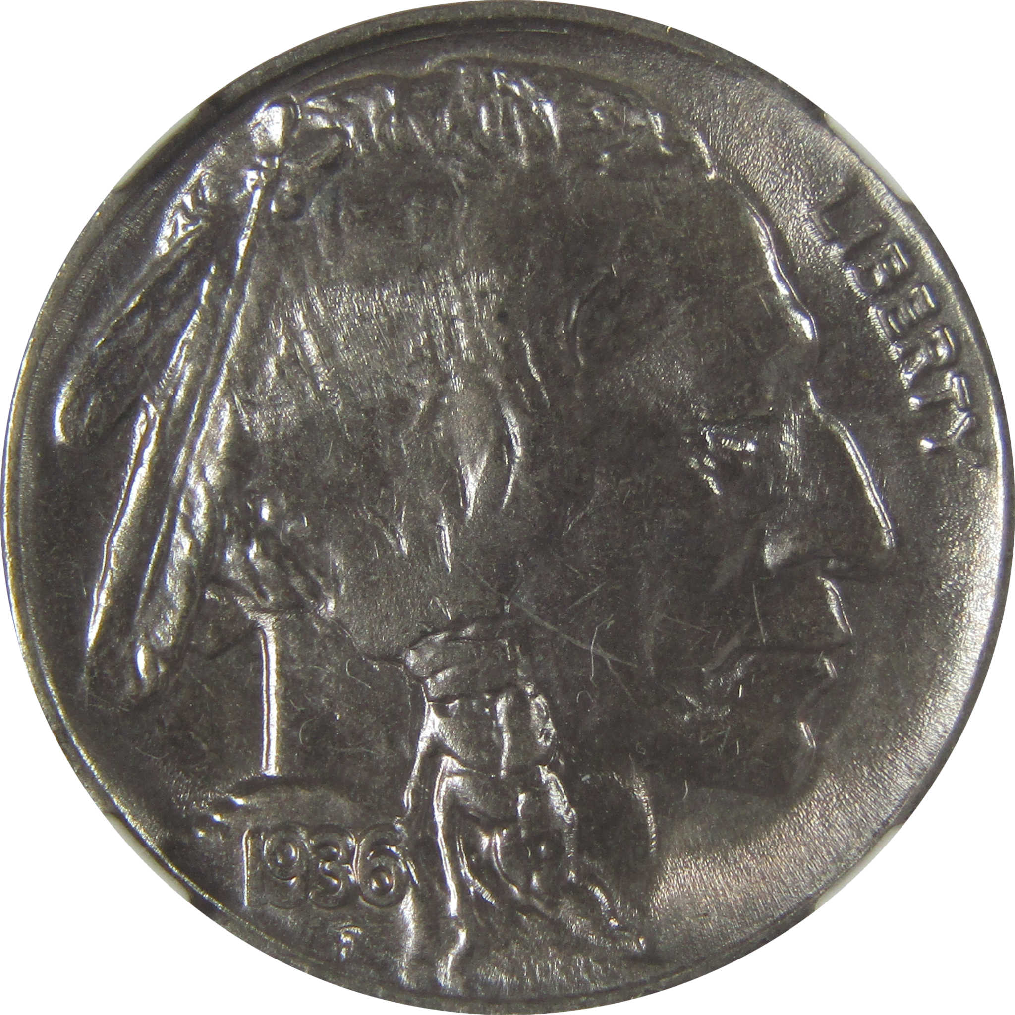 1936 Indian Head Buffalo Nickel MS 65 NGC Bag Fragment SKU:I22649
