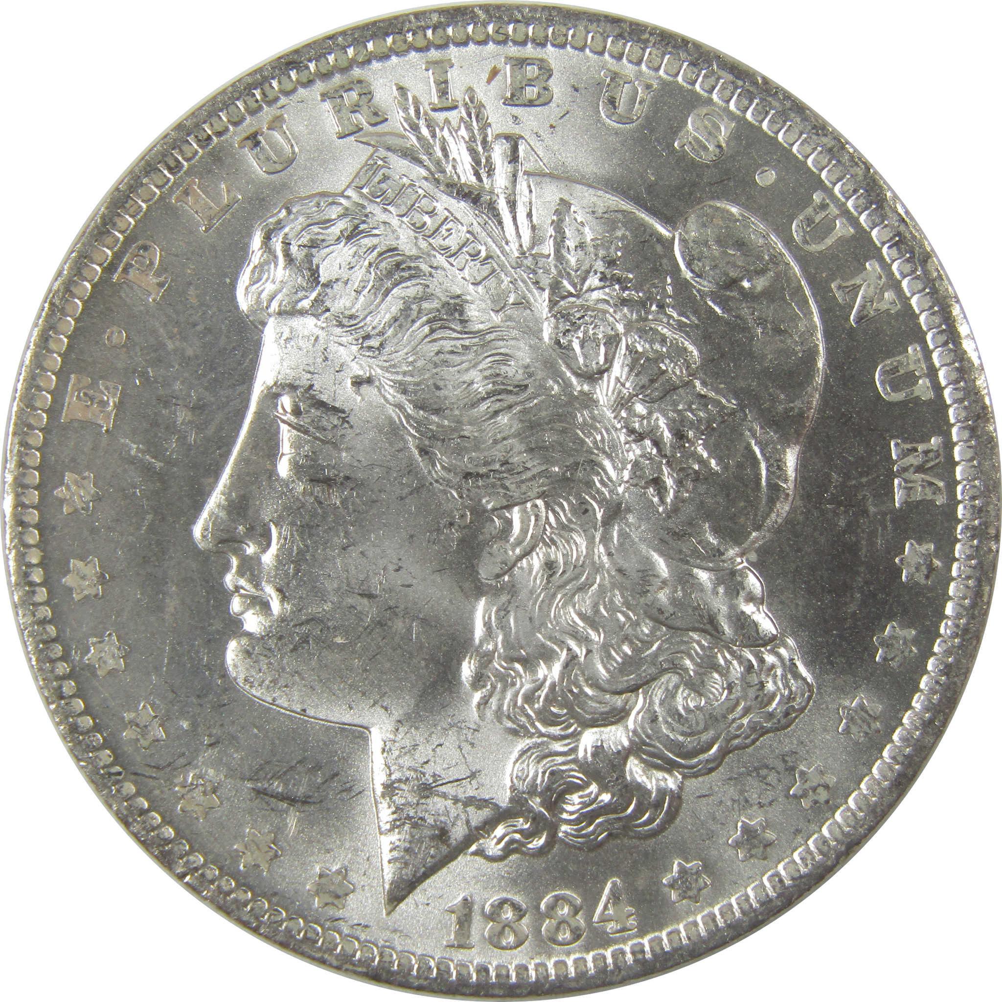 1884 O Morgan Silver Dollar BU Choice Uncirculated Toned SKU:I24175