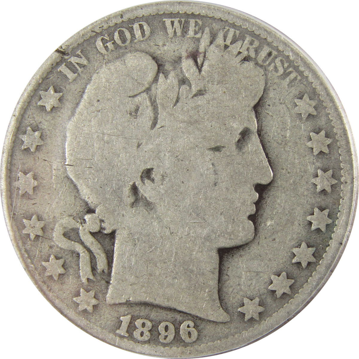 1896 O Barber Silver Half Dollar G 6 ICG 50c Coin SKU:I29186