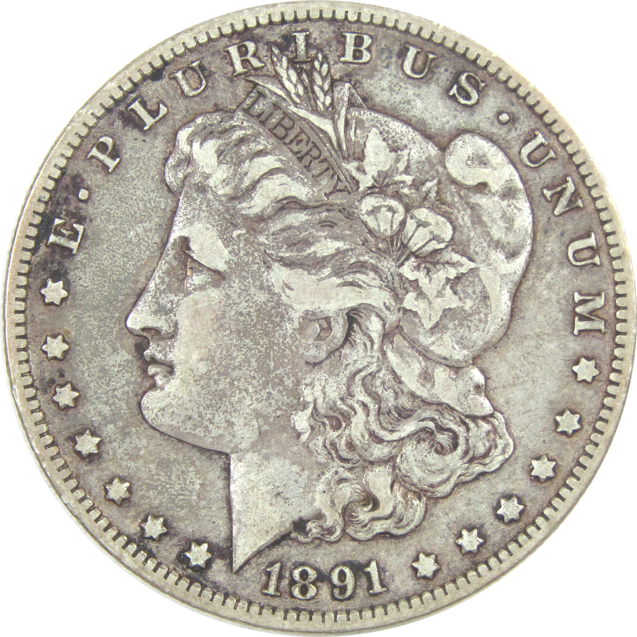 1891 O Morgan Dollar VF Very Fine Silver $1 Coin SKU:I15585 - Morgan coin - Morgan silver dollar - Morgan silver dollar for sale - Profile Coins & Collectibles