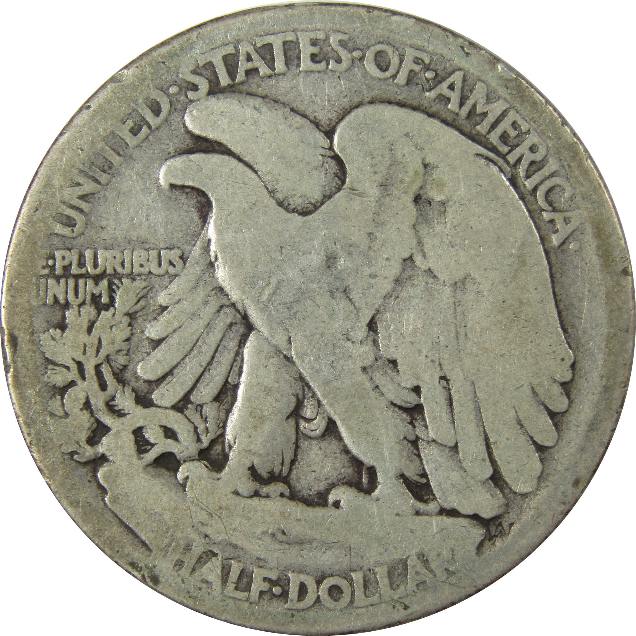 1917 D Obverse Liberty Walking Silver Half Dollar G Good SKU:I25748