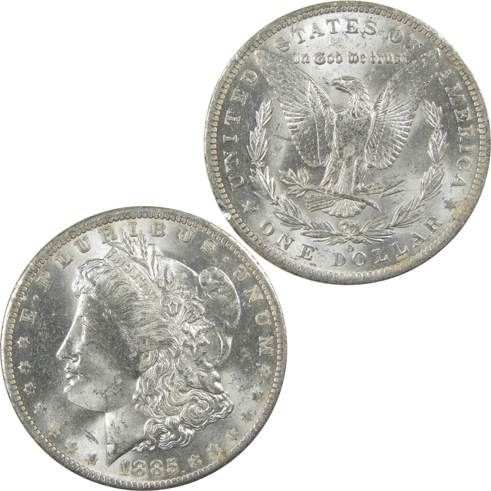 1885 O Morgan Dollar Uncirculated Silver $1 Coin SKU:I22085 - Morgan coin - Morgan silver dollar - Morgan silver dollar for sale - Profile Coins & Collectibles