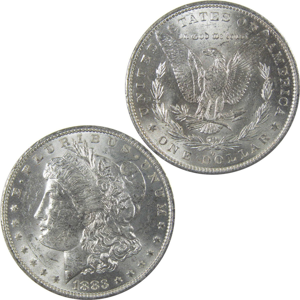 1883 O Morgan Silver Dollar Uncirculated Mint State $1 Coin SKU:I24832 - Morgan coin - Morgan silver dollar - Morgan silver dollar for sale - Profile Coins & Collectibles