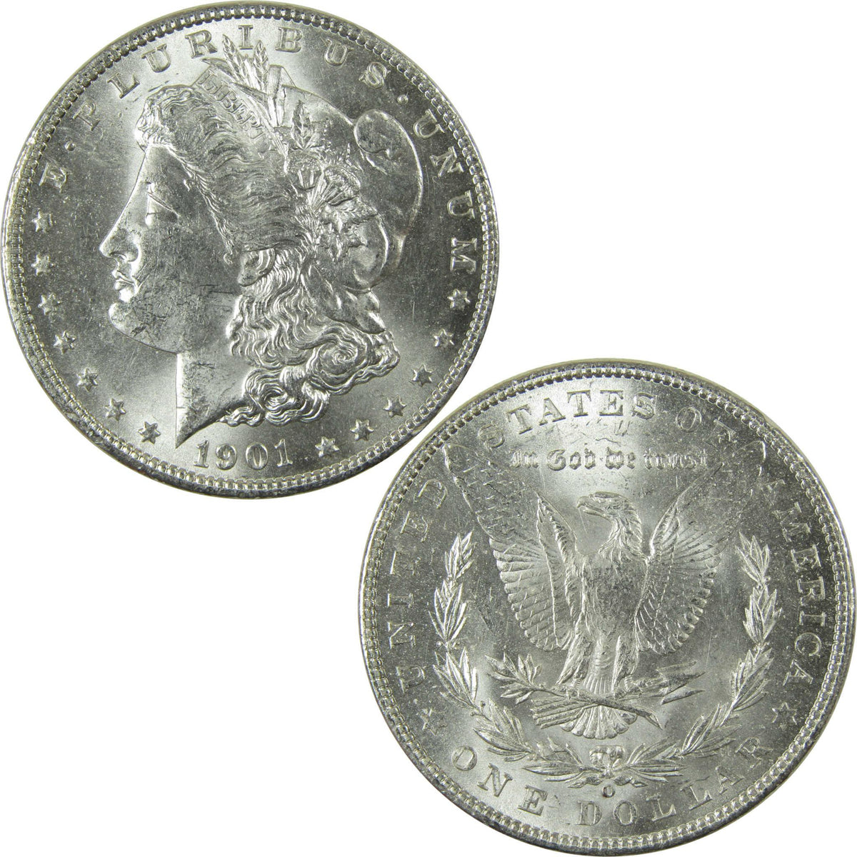 1901 O Morgan Silver Dollar Uncirculated Mint State $1 Coin SKU:I27066 - Morgan coin - Morgan silver dollar - Morgan silver dollar for sale - Profile Coins & Collectibles