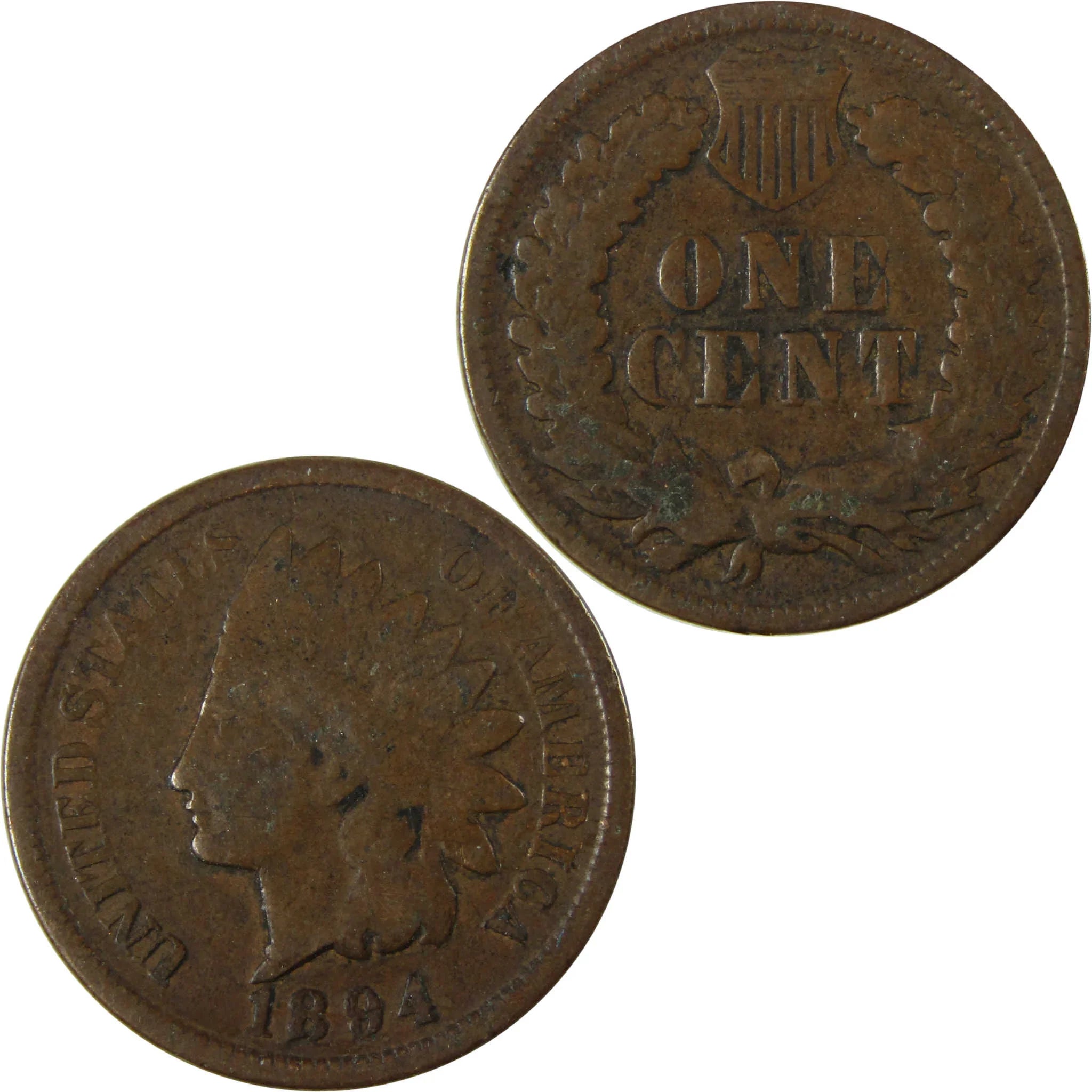 1894 Indian Head Cent G Good Penny 1c Coin Collectible SKU:I26558