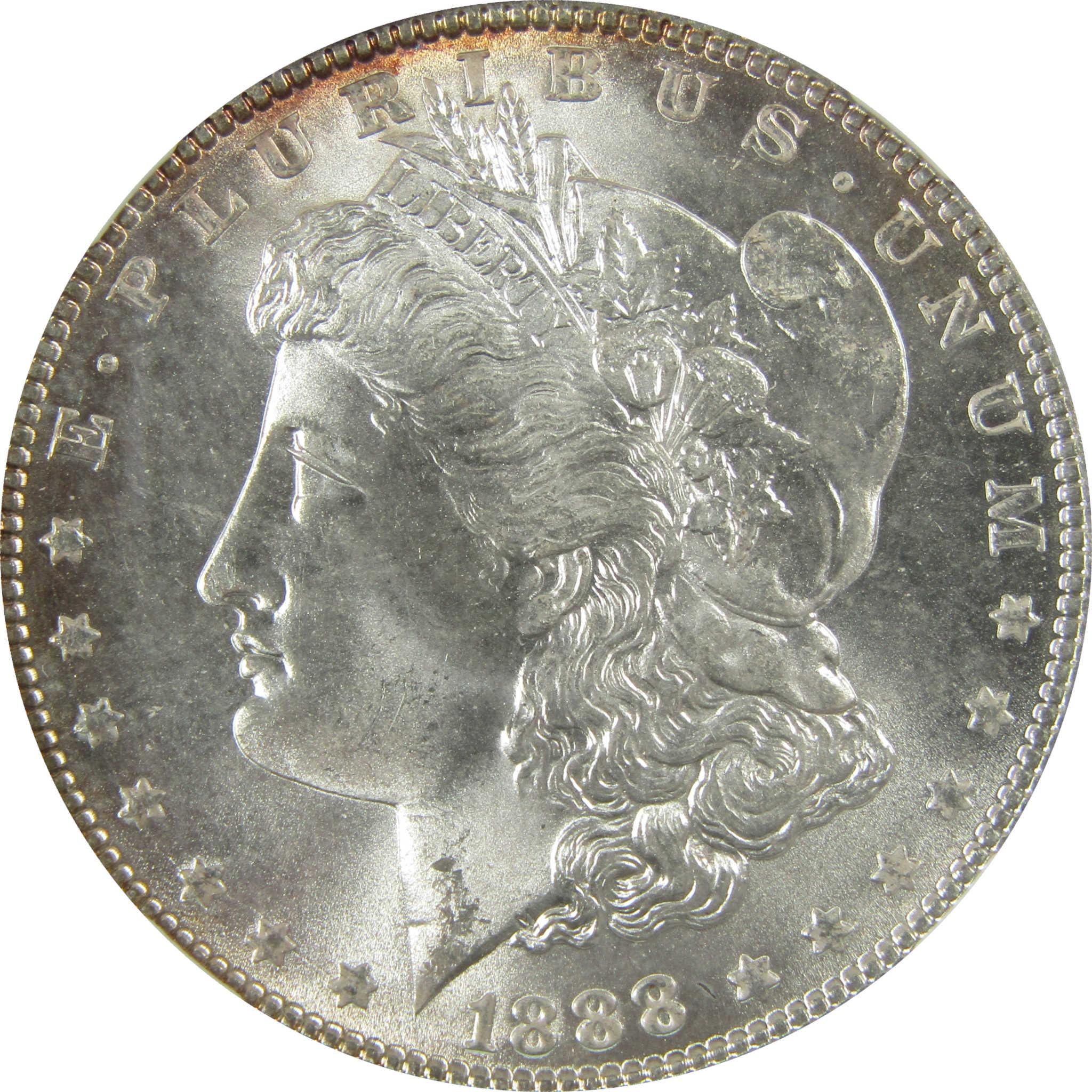 1888 Morgan Silver Dollar MS 65+ NGC Uncirculated $1 Coin SKU:I27913 - Morgan coin - Morgan silver dollar - Morgan silver dollar for sale - Profile Coins & Collectibles