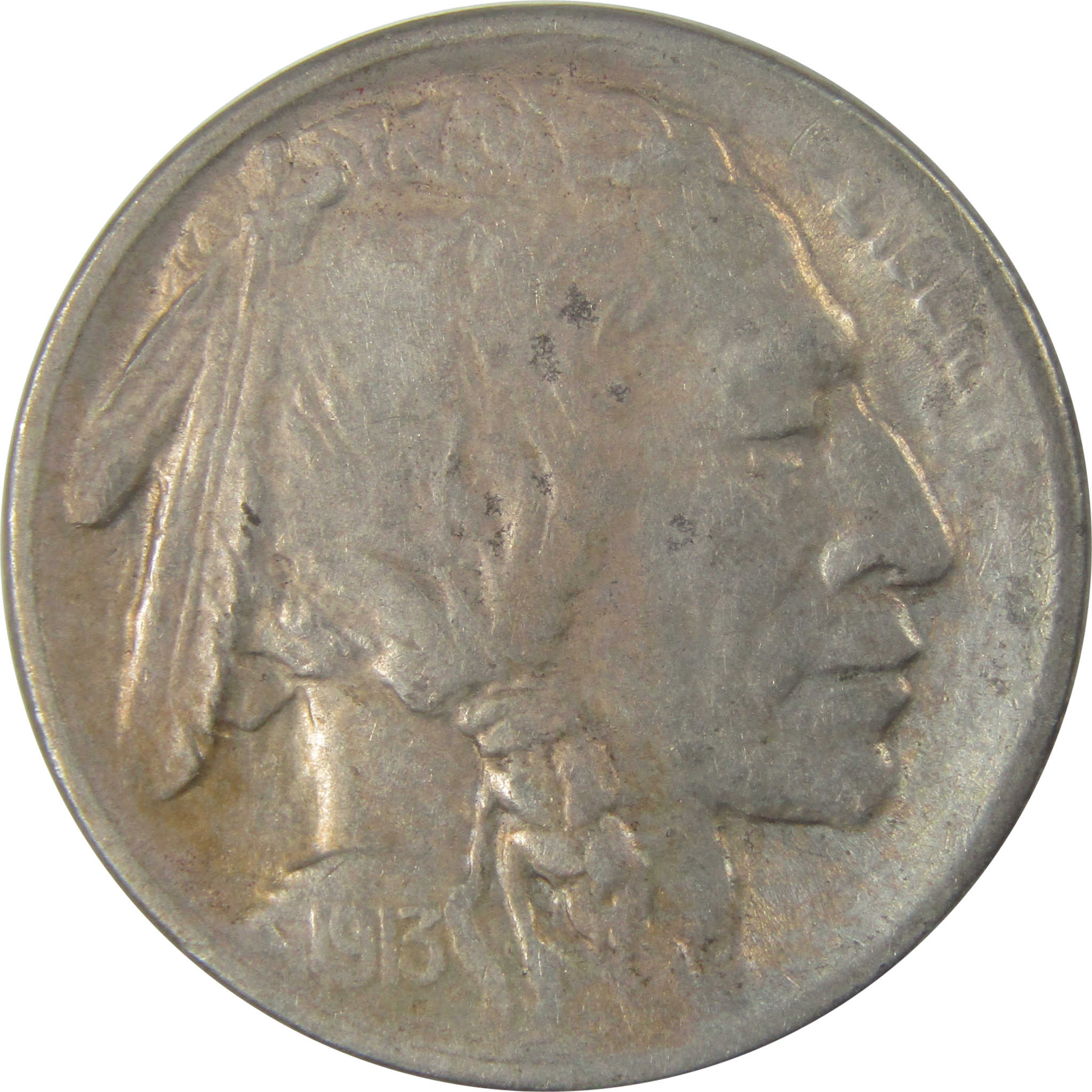 1913 S Type 1 Indian Head Buffalo Nickel VF Very Fine SKU:I22840