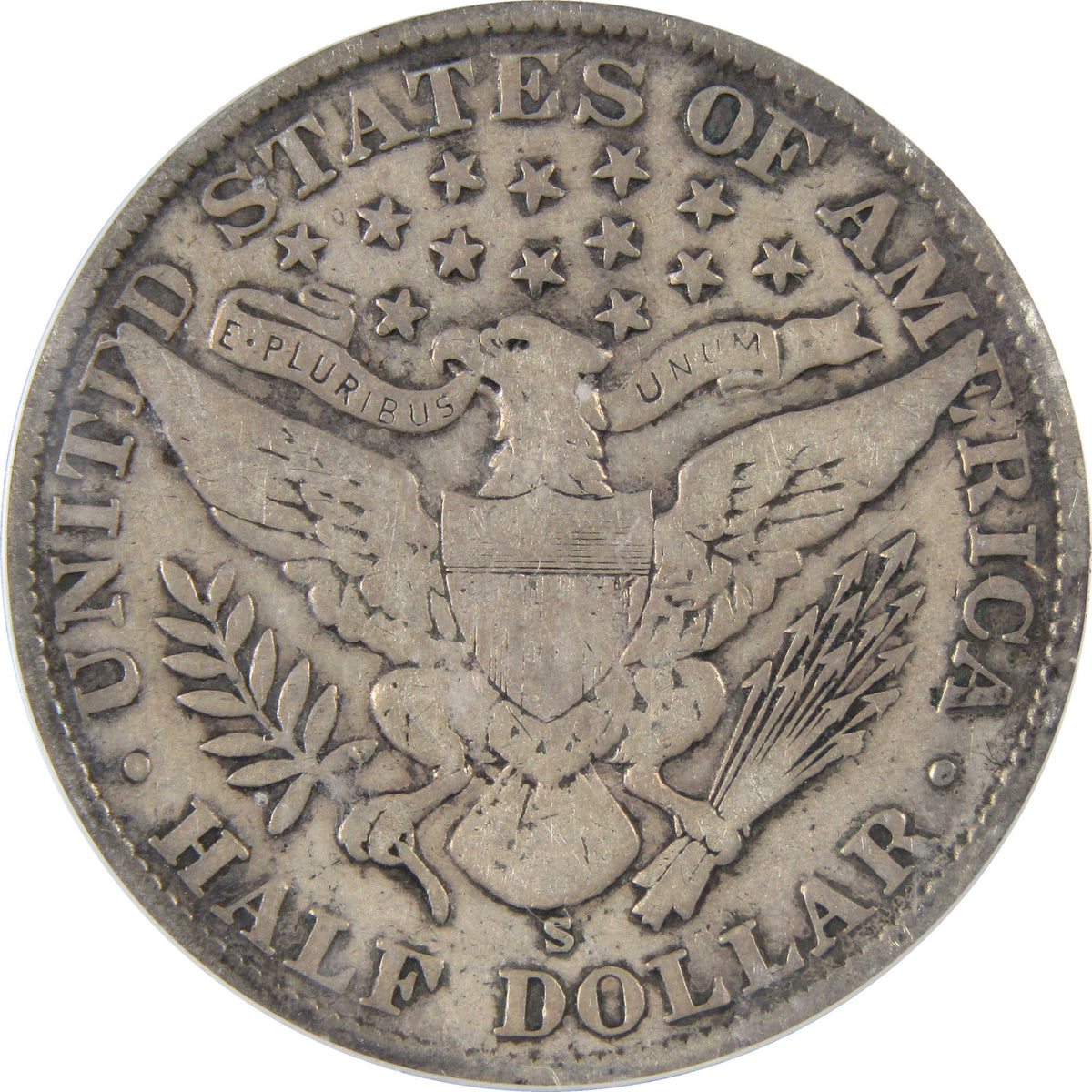 1906 S Barber Silver Half Dollar VG 10 ICG 50c Coin SKU:I29130