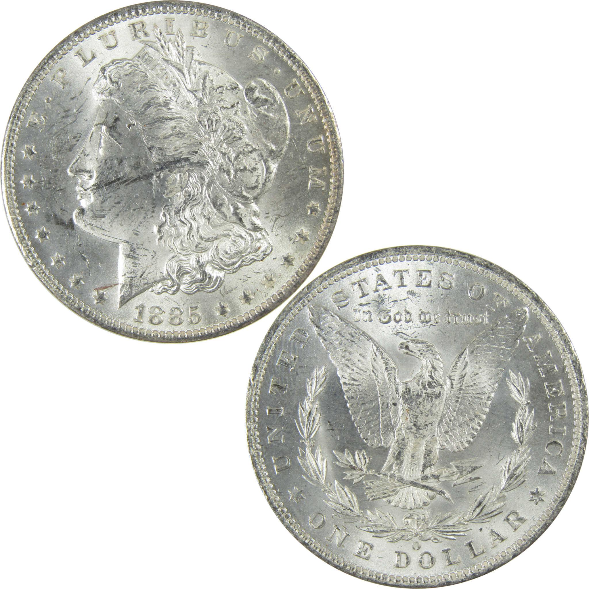 1885 O Morgan Silver Dollar Uncirculated Mint State $1 Coin SKU:I27473 - Morgan coin - Morgan silver dollar - Morgan silver dollar for sale - Profile Coins & Collectibles