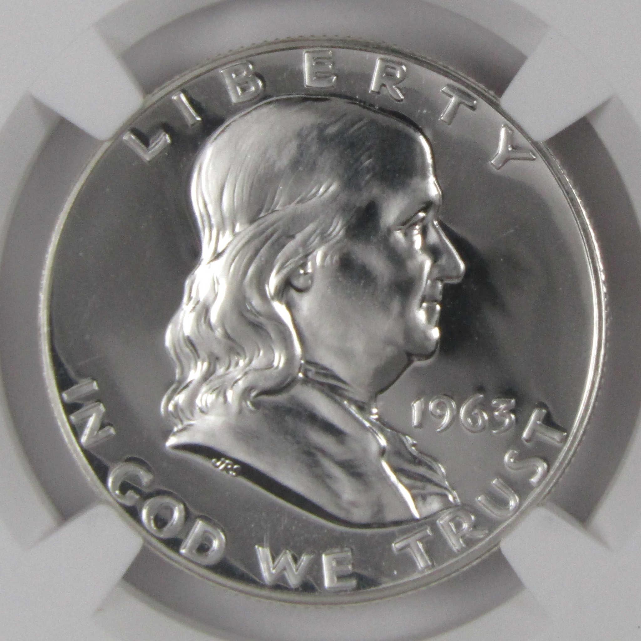 1963 Franklin Silver Half Dollar PF 69 NGC Proof 50c Coin SKU:I27444
