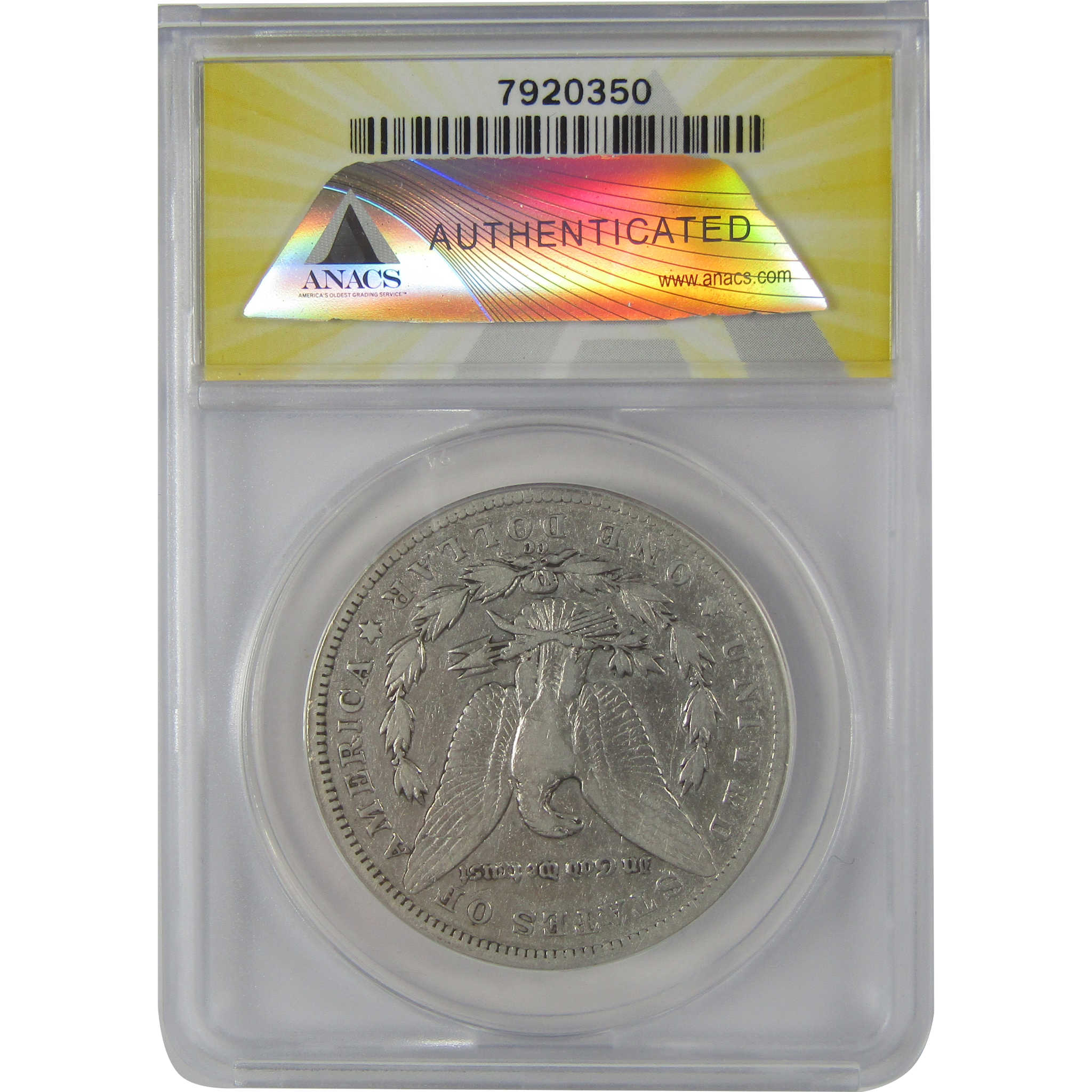 1893 CC Morgan Dollar F 12 Details ANACS Silver $1 Coin SKU:CP110 - Morgan coin - Morgan silver dollar - Morgan silver dollar for sale - Profile Coins & Collectibles