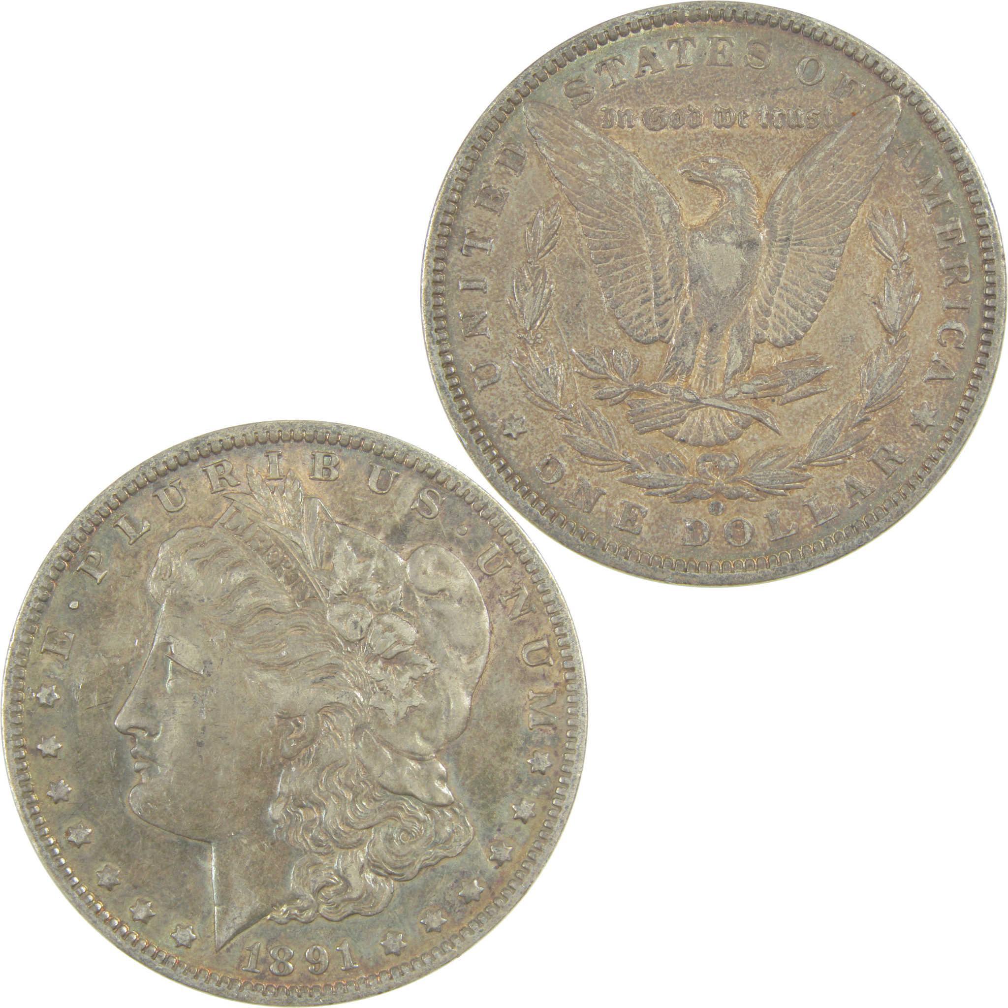 1891 O E on Reverse Morgan Dollar XF EF Extremely Fine SKU:I21013 - Morgan coin - Morgan silver dollar - Morgan silver dollar for sale - Profile Coins & Collectibles