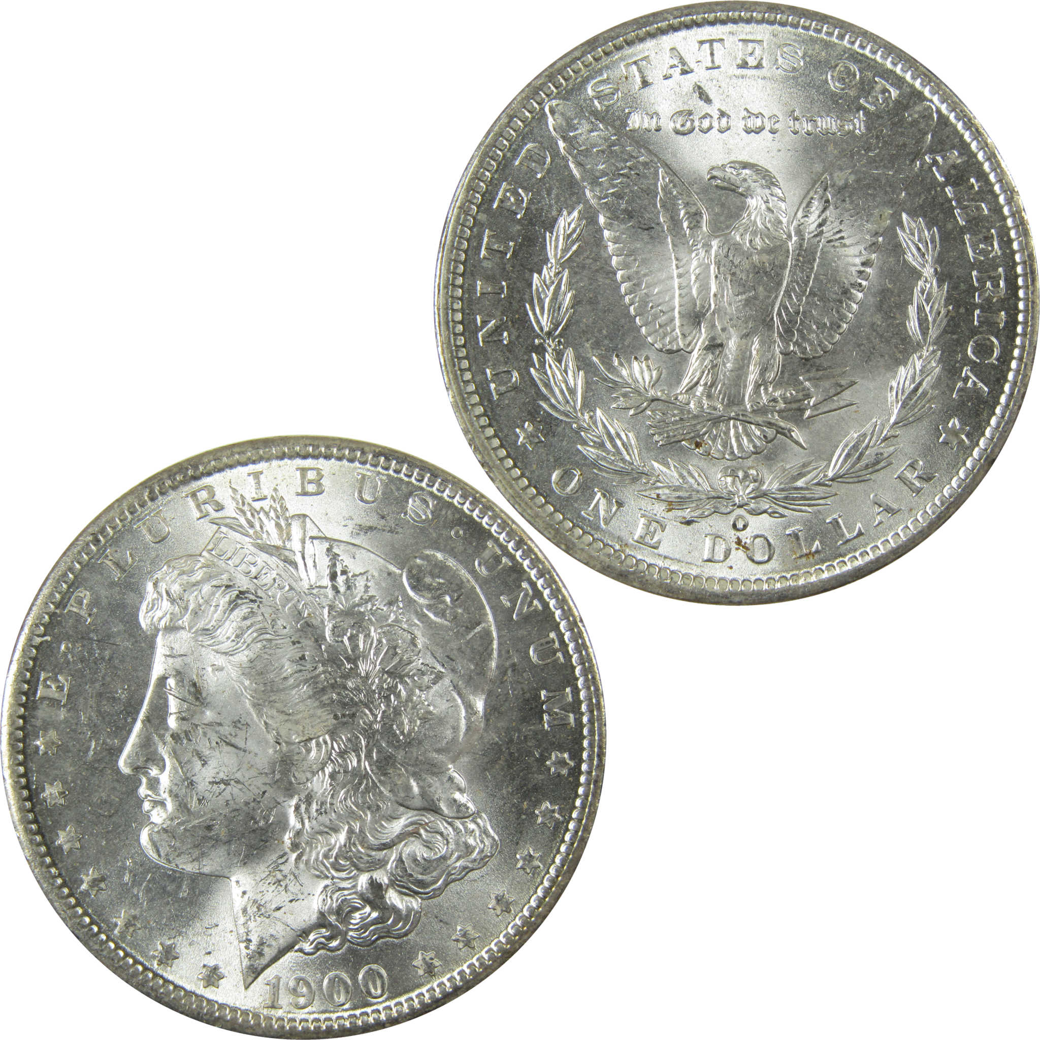 1900 O Morgan Silver Dollar Uncirculated Mint State $1 Coin SKU:I27730