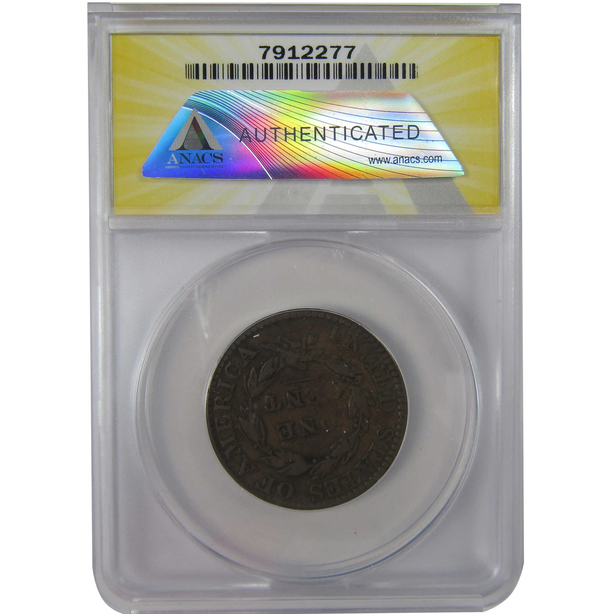 1825 Coronet Head Large Cent VG 8 ANACS Copper Penny SKU:CPC1175