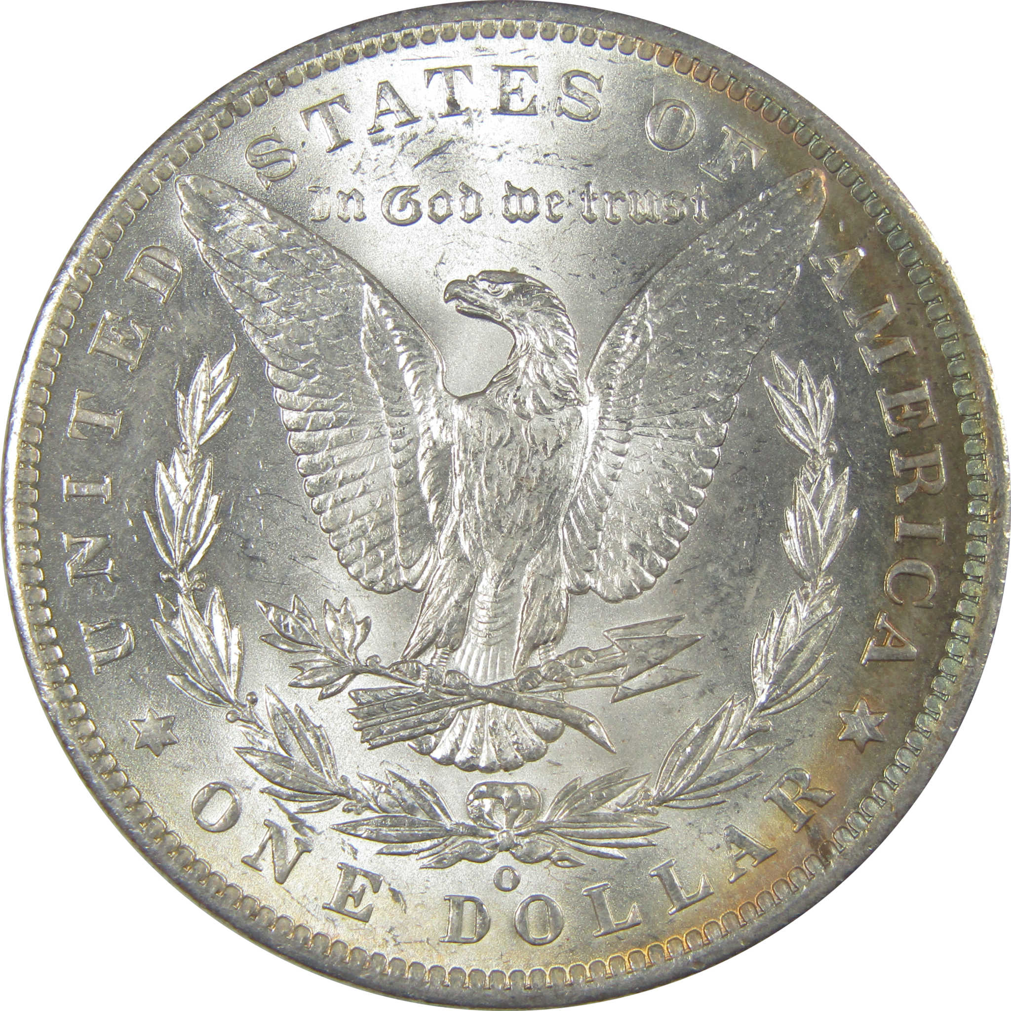 1885 O Morgan Dollar BU Choice Uncirculated Silver Toned SKU:CPC0996