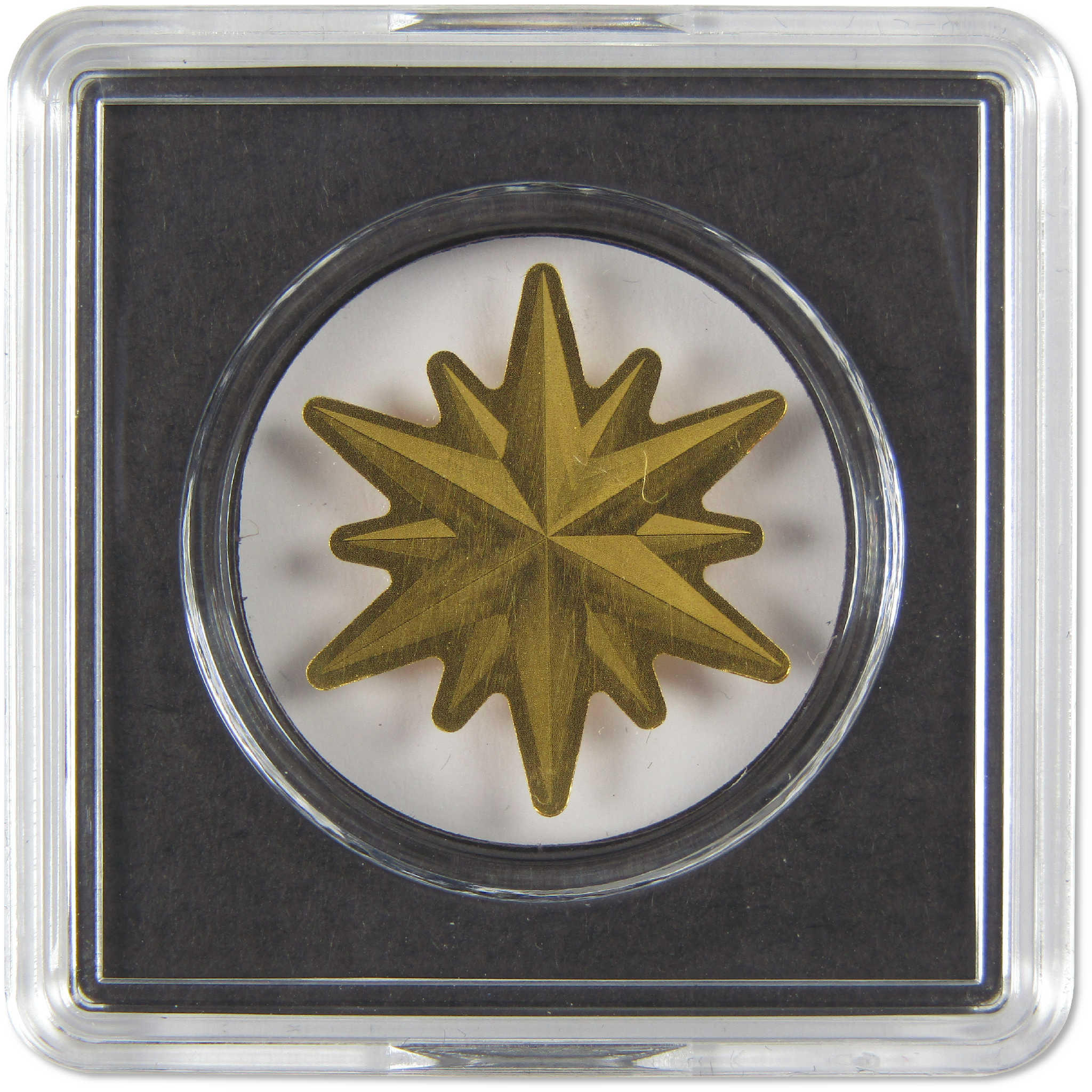 Merry Christmas Star 3000 CFA 1/1000 oz .999 Gold Coin SKU:OPC253