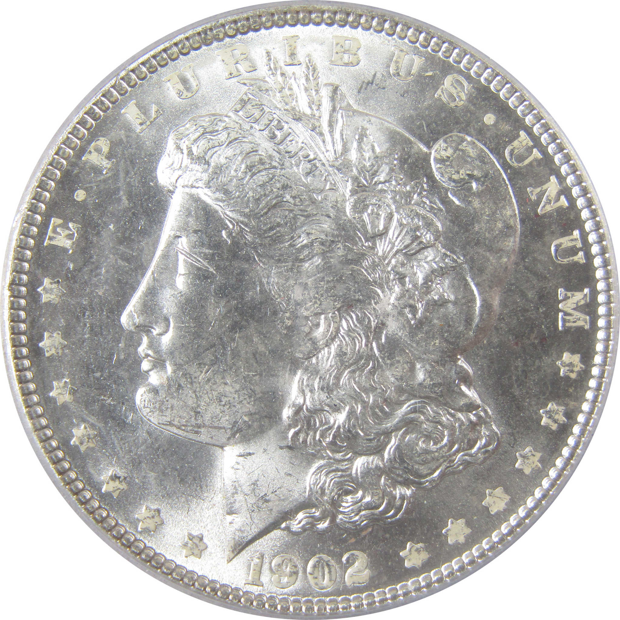 1902 Morgan Silver Dollar MS 64 PCGS Uncirculated $1 Coin SKU:I24096