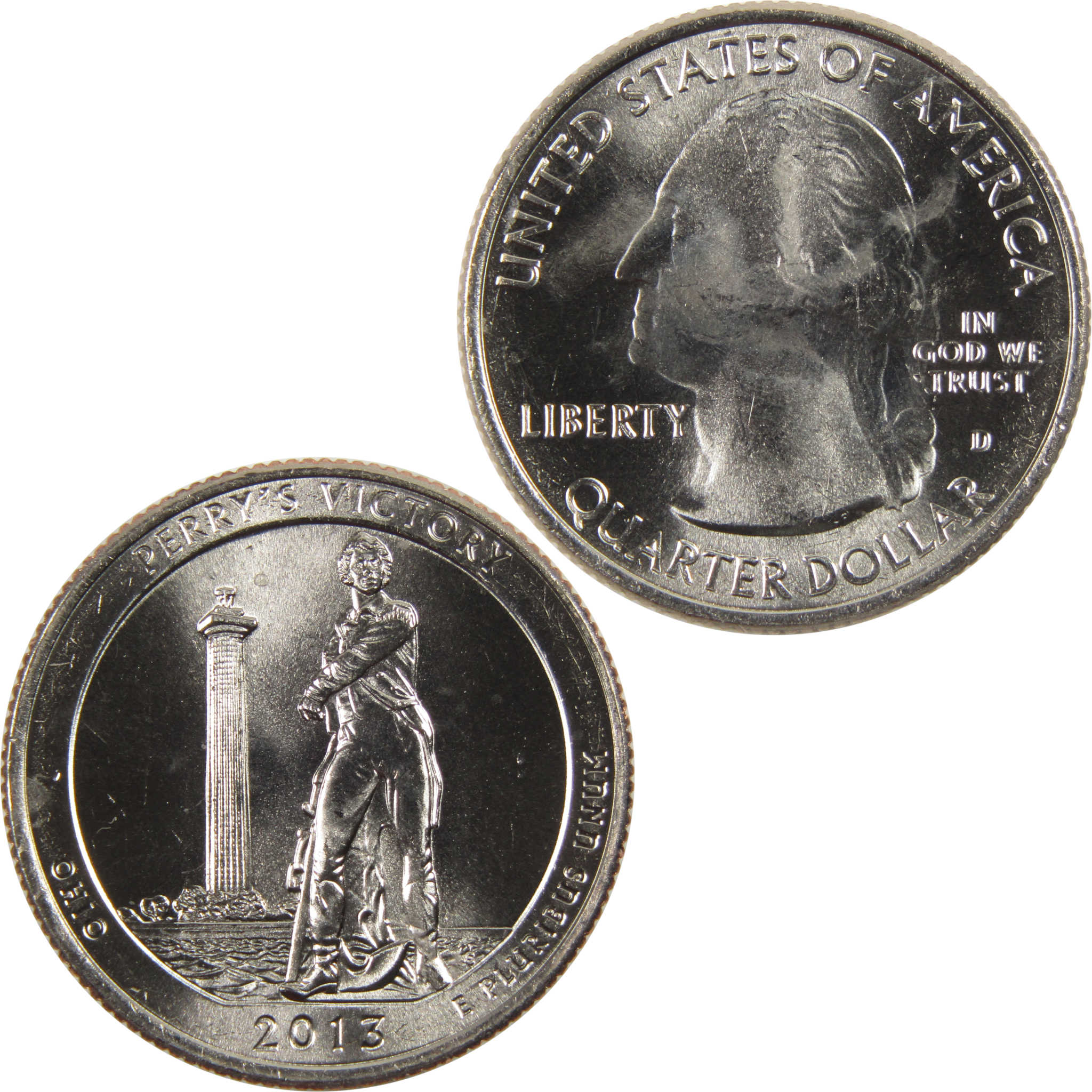 2013 D Perry's Victory National Park Quarter BU Uncirculated Clad 25c