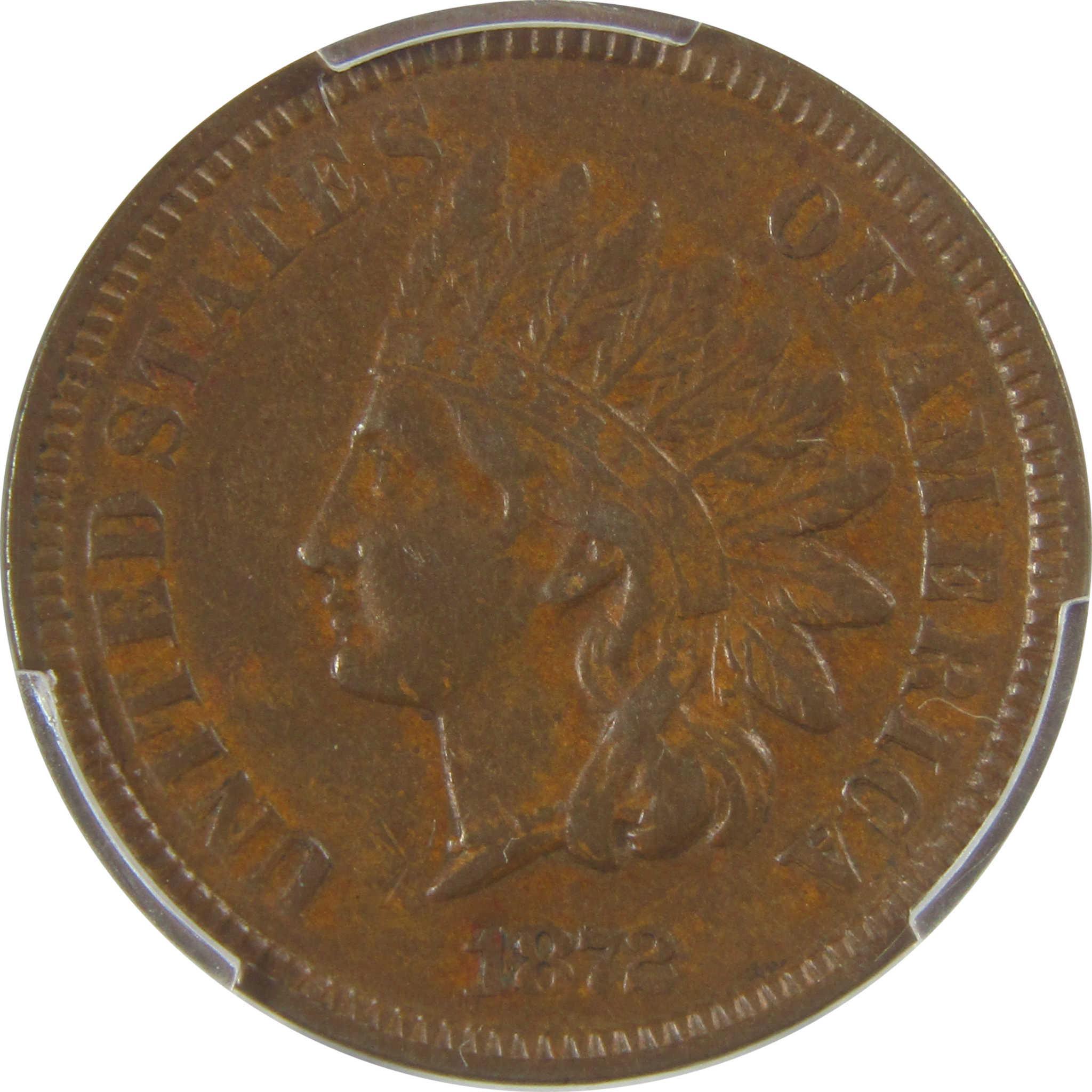 1872 Indian Head Cent XF 40 PCGS Penny 1c Coin SKU:I21021