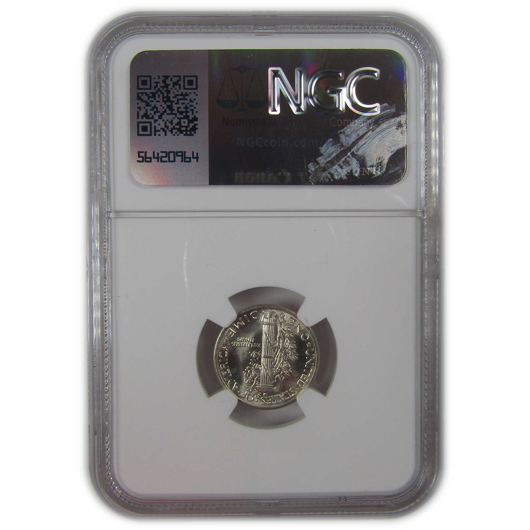 1937 S Mercury Dime MS 65 FB NGC Silver Uncirculated SKU:I23214