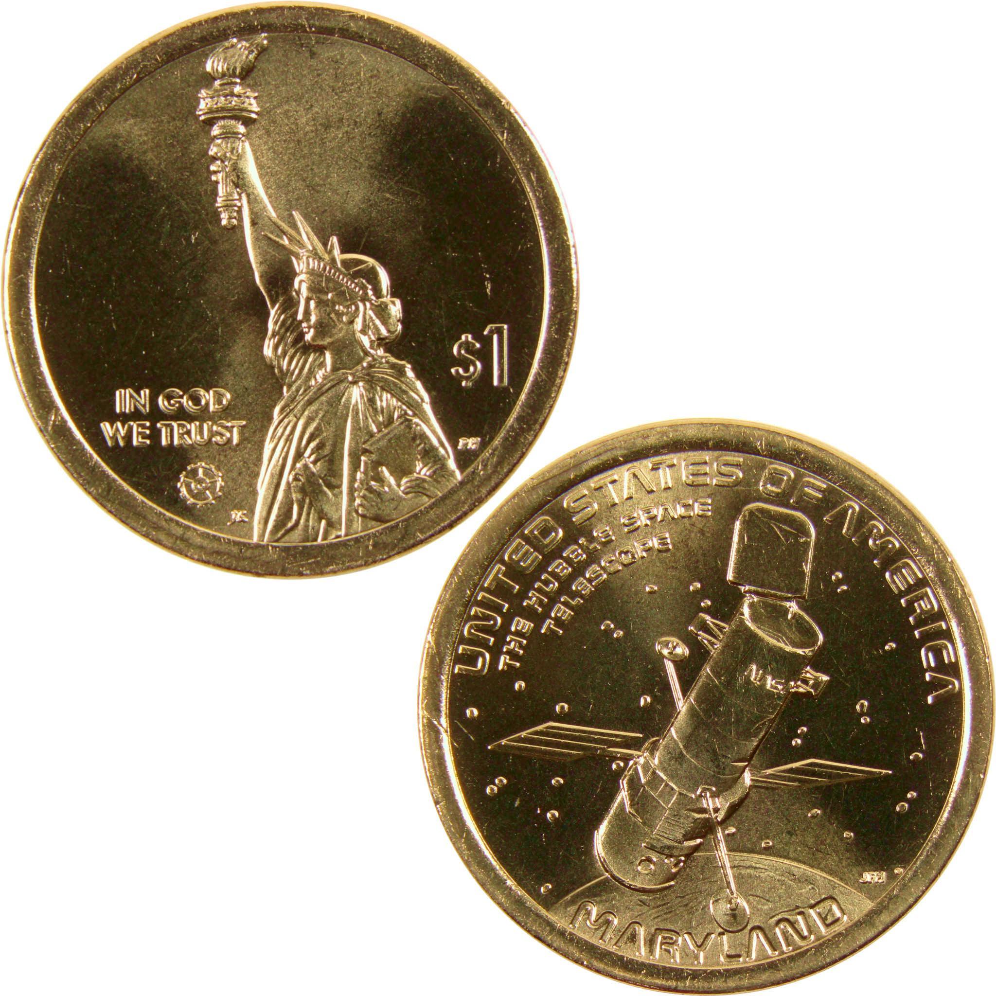 2020 D Hubble Space Telescope American Innovation Dollar Uncirculated