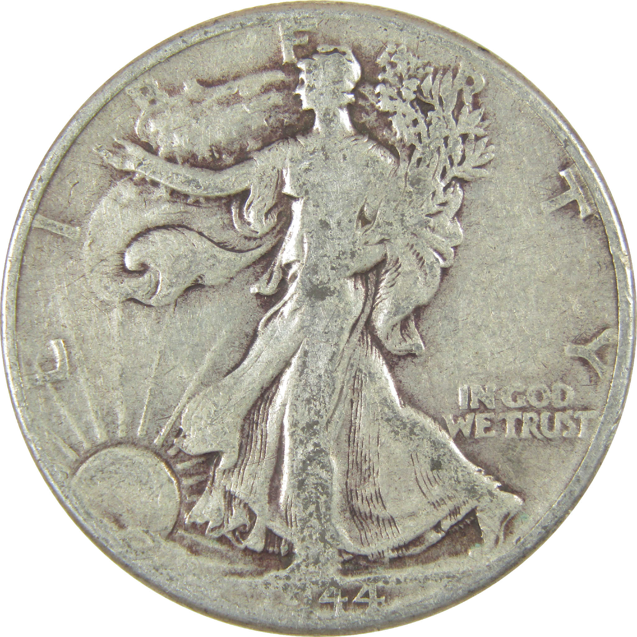 1944 Liberty Walking Half Dollar G Good Silver 50c Coin