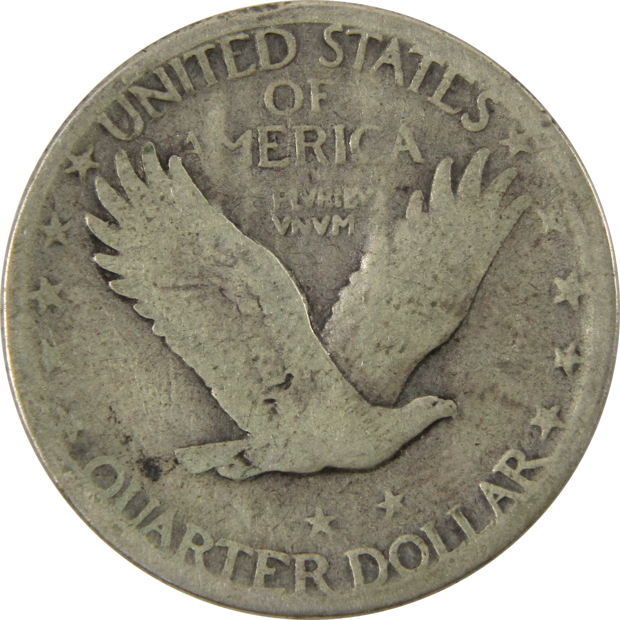 1927 S Standing Liberty Quarter G Good 90% Silver 25c Coin SKU:I9977