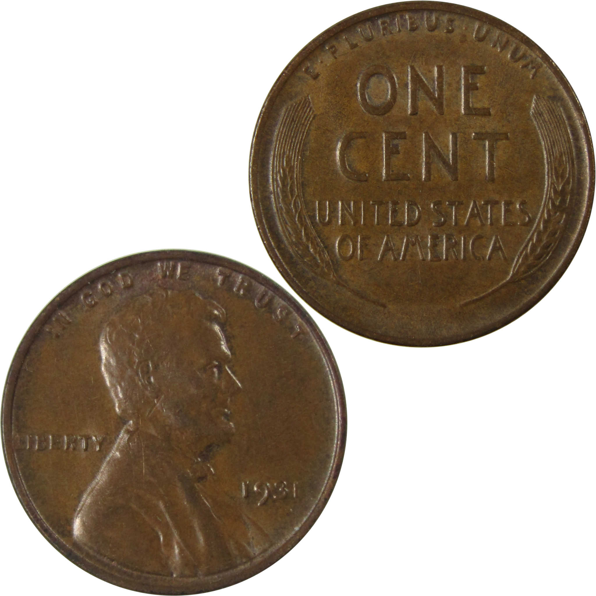 1931 Lincoln Wheat Cent AU About Uncirculated Penny 1c Coin SKU:I26641