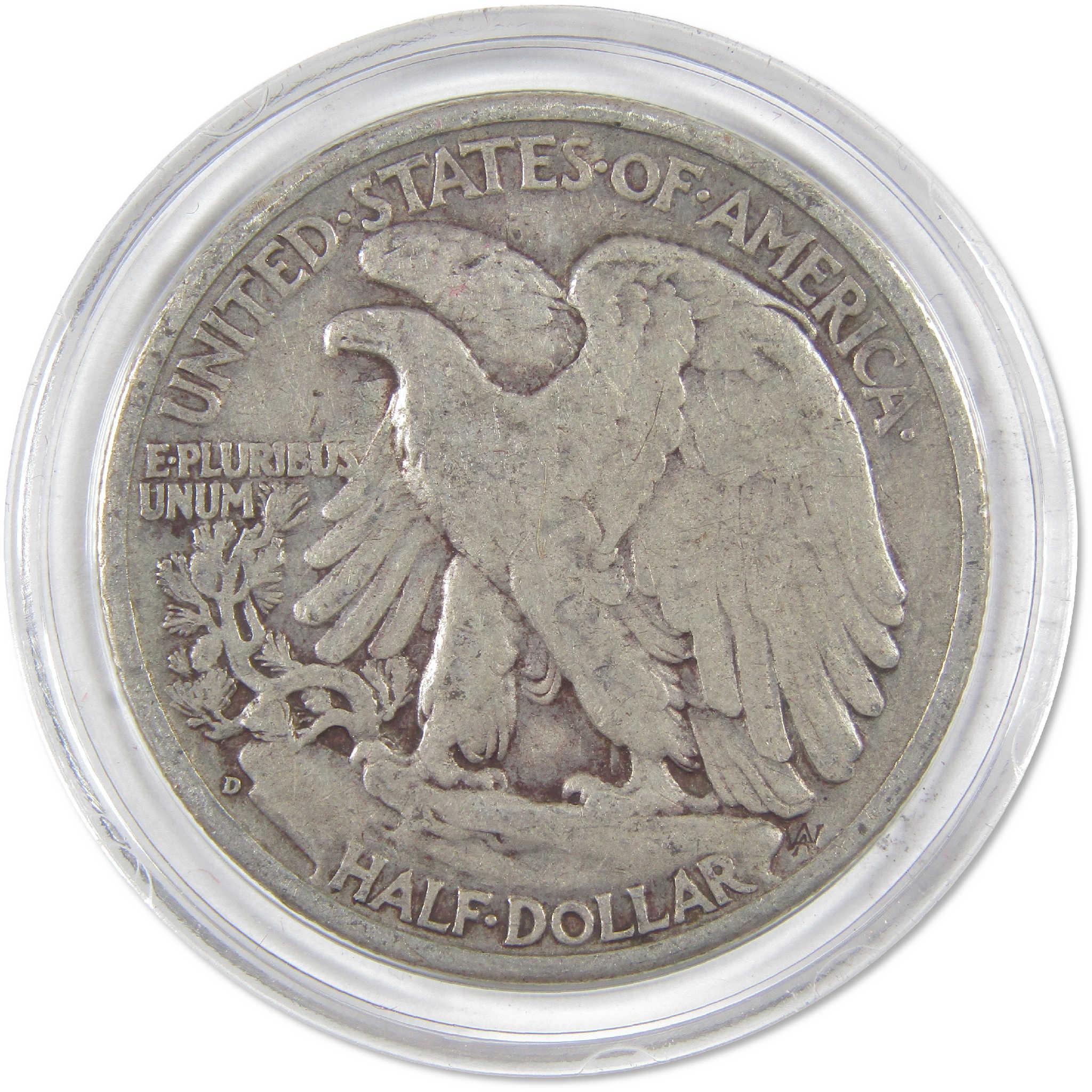 Liberty Walking Silver Half Dollar All-Mint PDS Circulated 3 Coin Set