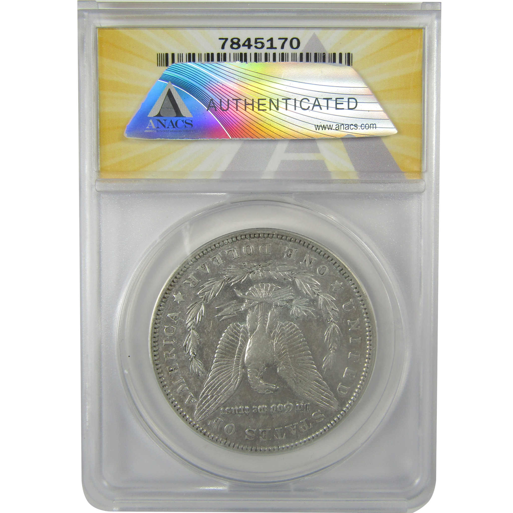 1901 Morgan Dollar AU 50 Details ANACS Silver $1 Coin SKU:I21266 - Morgan coin - Morgan silver dollar - Morgan silver dollar for sale - Profile Coins & Collectibles