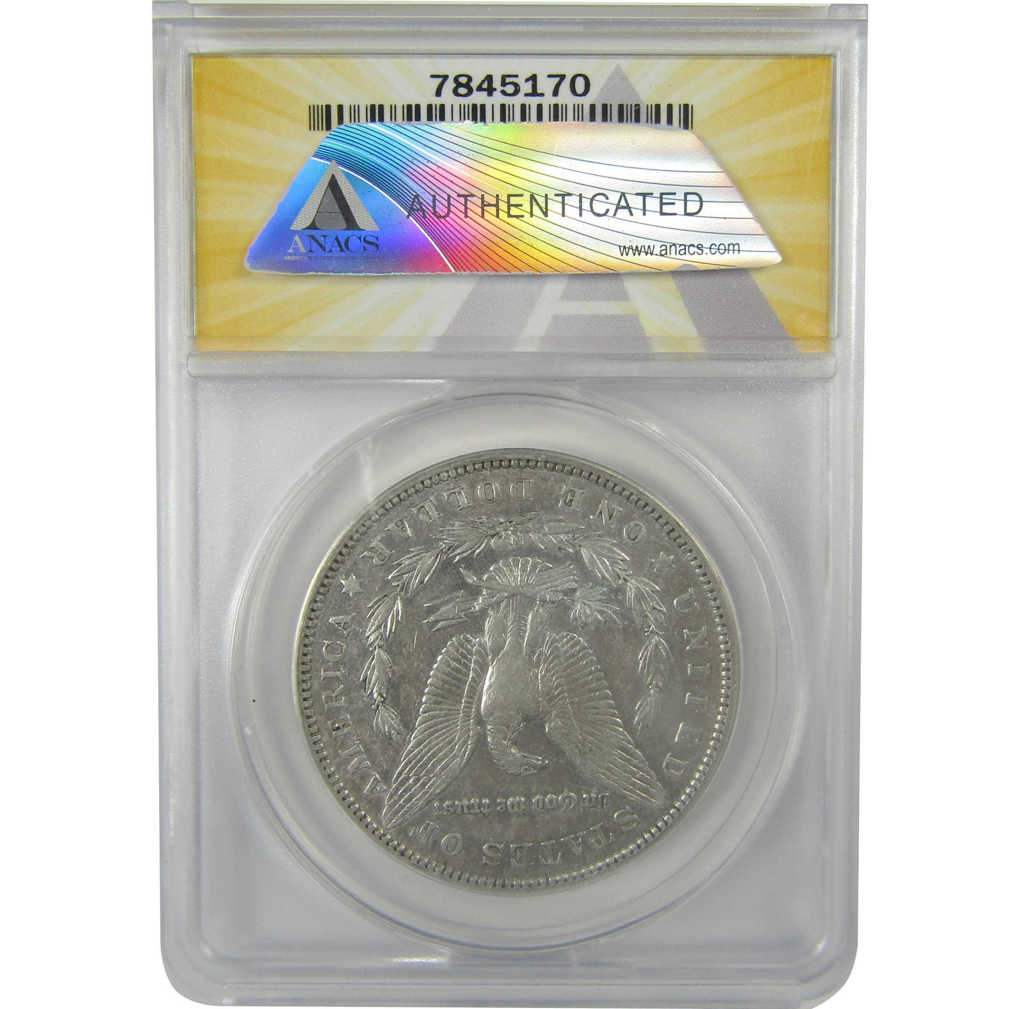 1901 Morgan Dollar AU 50 Details ANACS Silver $1 Coin SKU:I21266 - Morgan coin - Morgan silver dollar - Morgan silver dollar for sale - Profile Coins & Collectibles