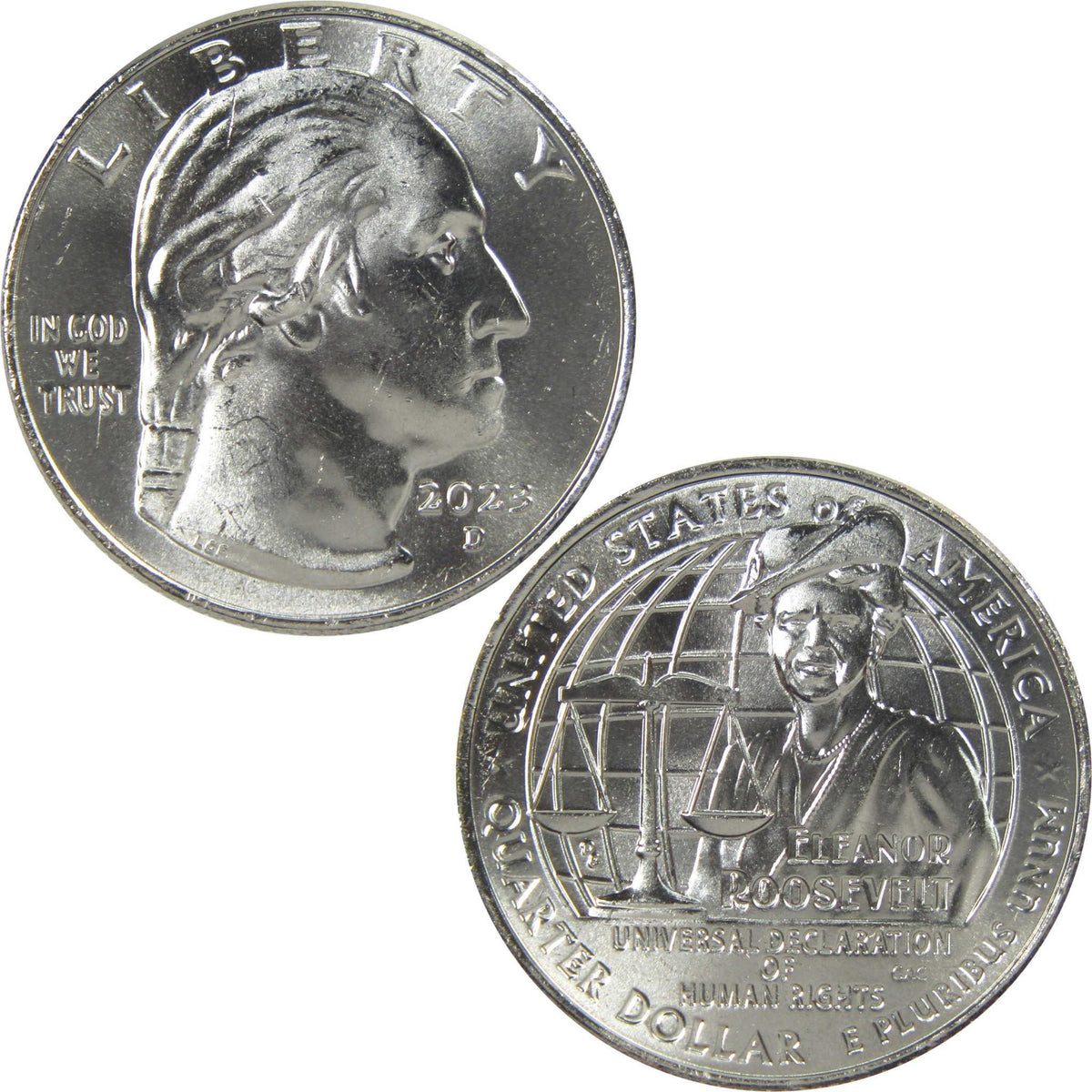 2023 D Eleanor Roosevelt American Women Quarter Clad Uncirculated Coin